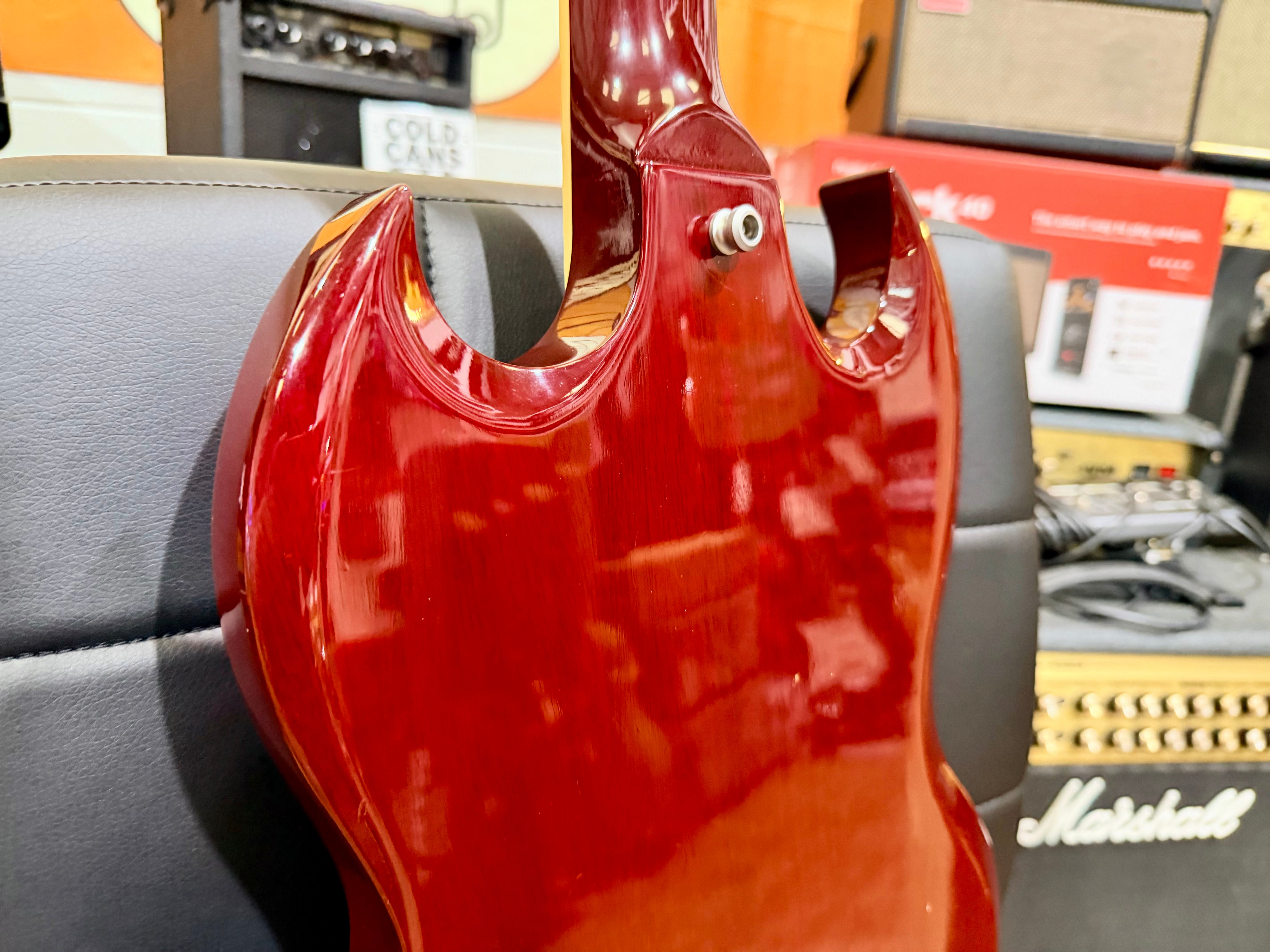 π₯ 1998 Gibson USA SG Standard In Heritage Cherry with Lyre Vibrola + Case π₯