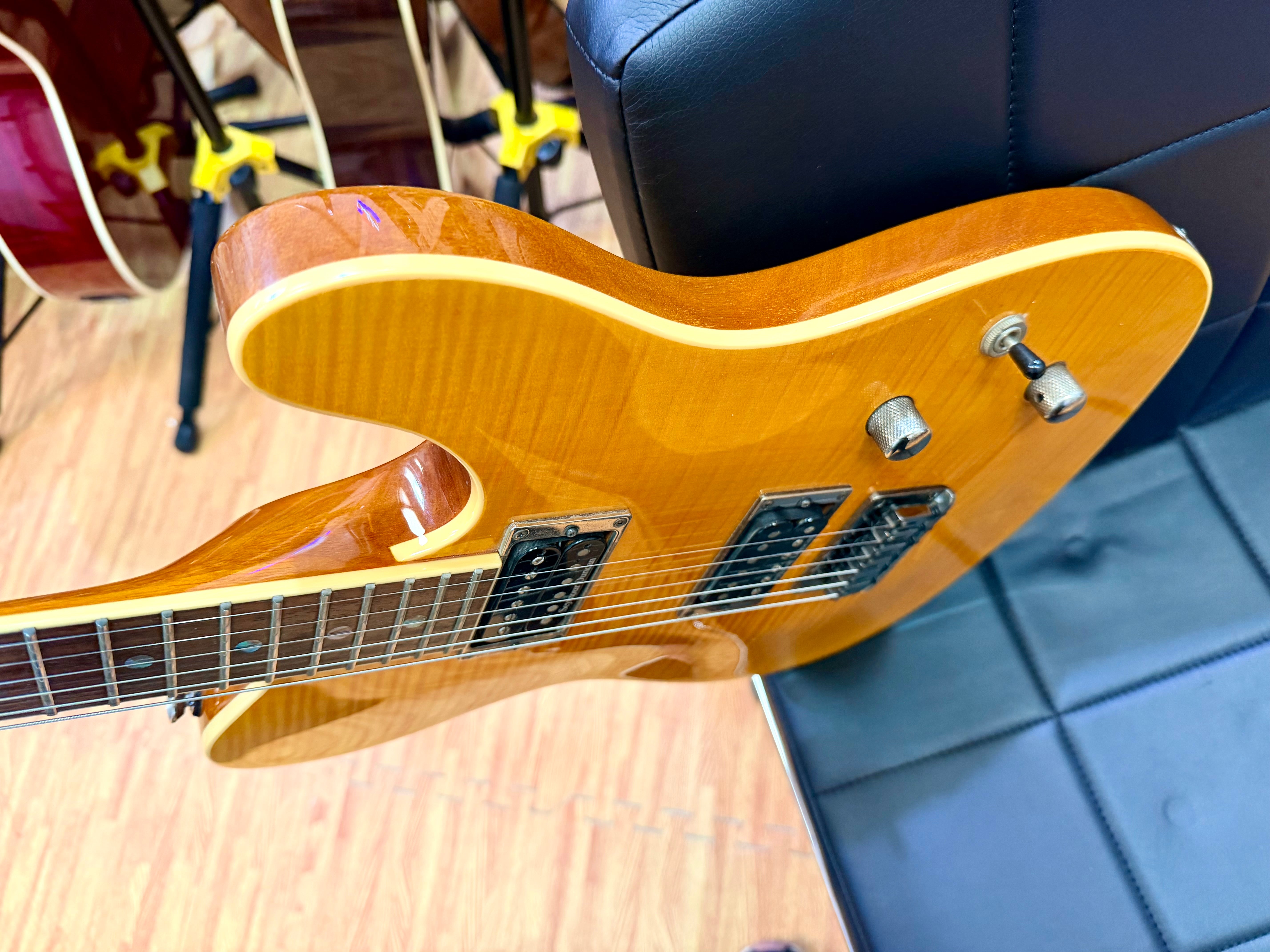 ✨2008 KOREA✨ Fender Special Edition Custom FMT Telecaster HH~ Amber~ SD Pickups