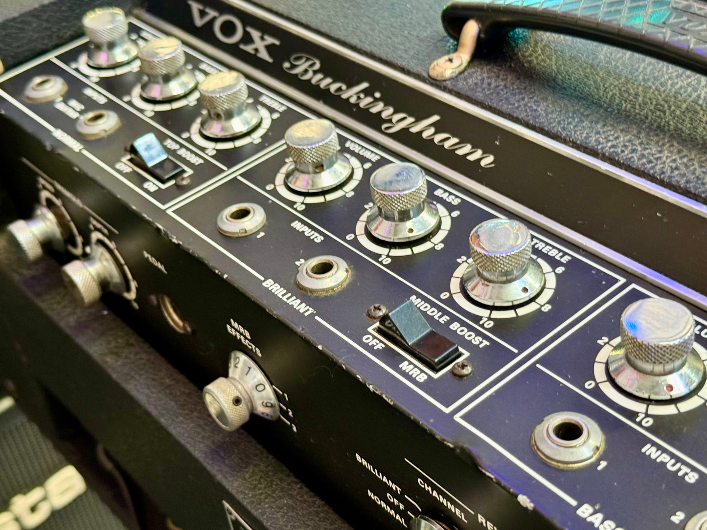 🌟VINTAGE 1966🌟 Vox Buckingham 1121 35w Piggyback Amp Head Amplifier~ Working!
