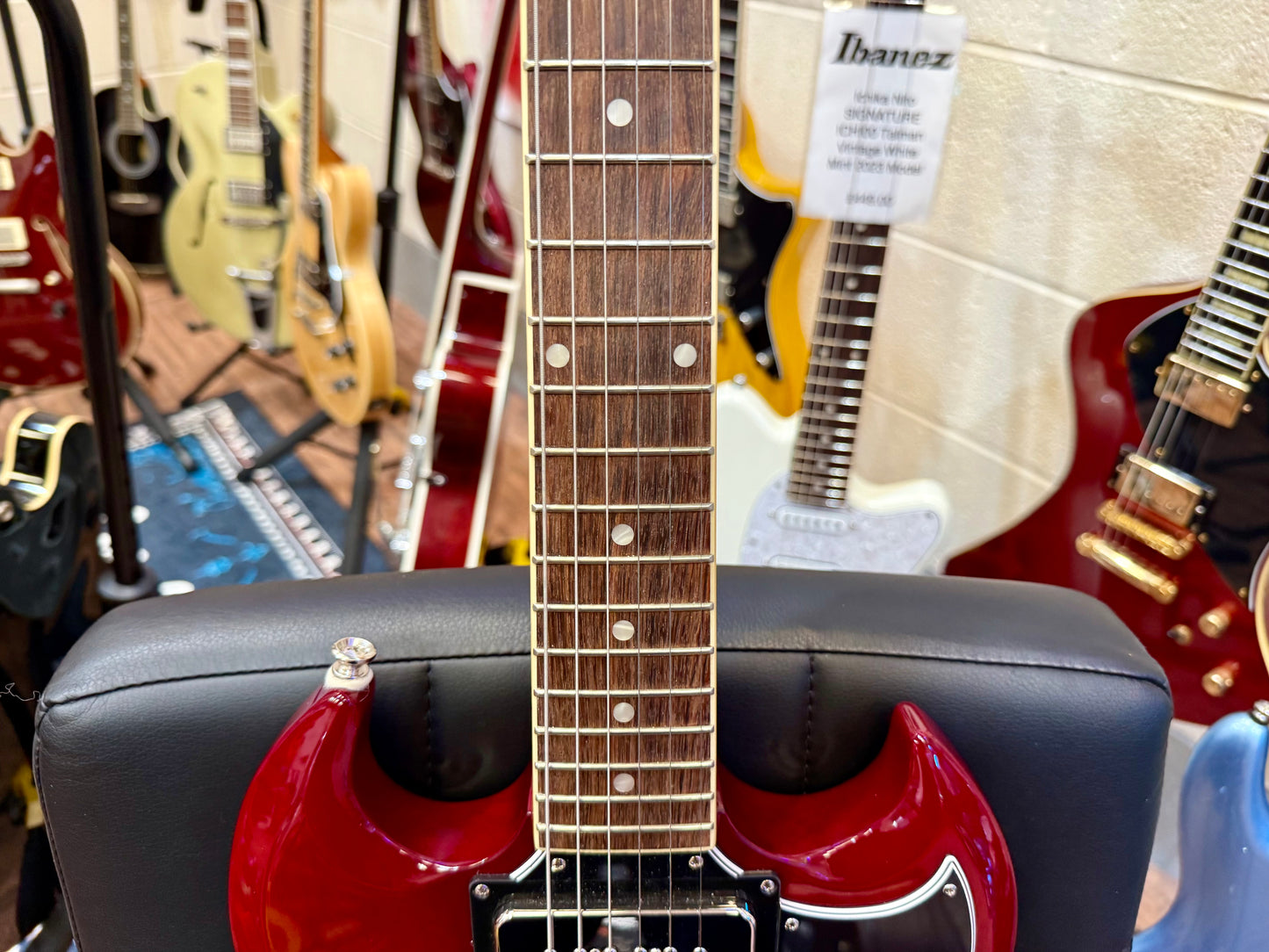 🔥MINT 2022🔥 Epiphone Tony Iommi SG Special P90 ‘Monkey’ Signature + Hard Case!
