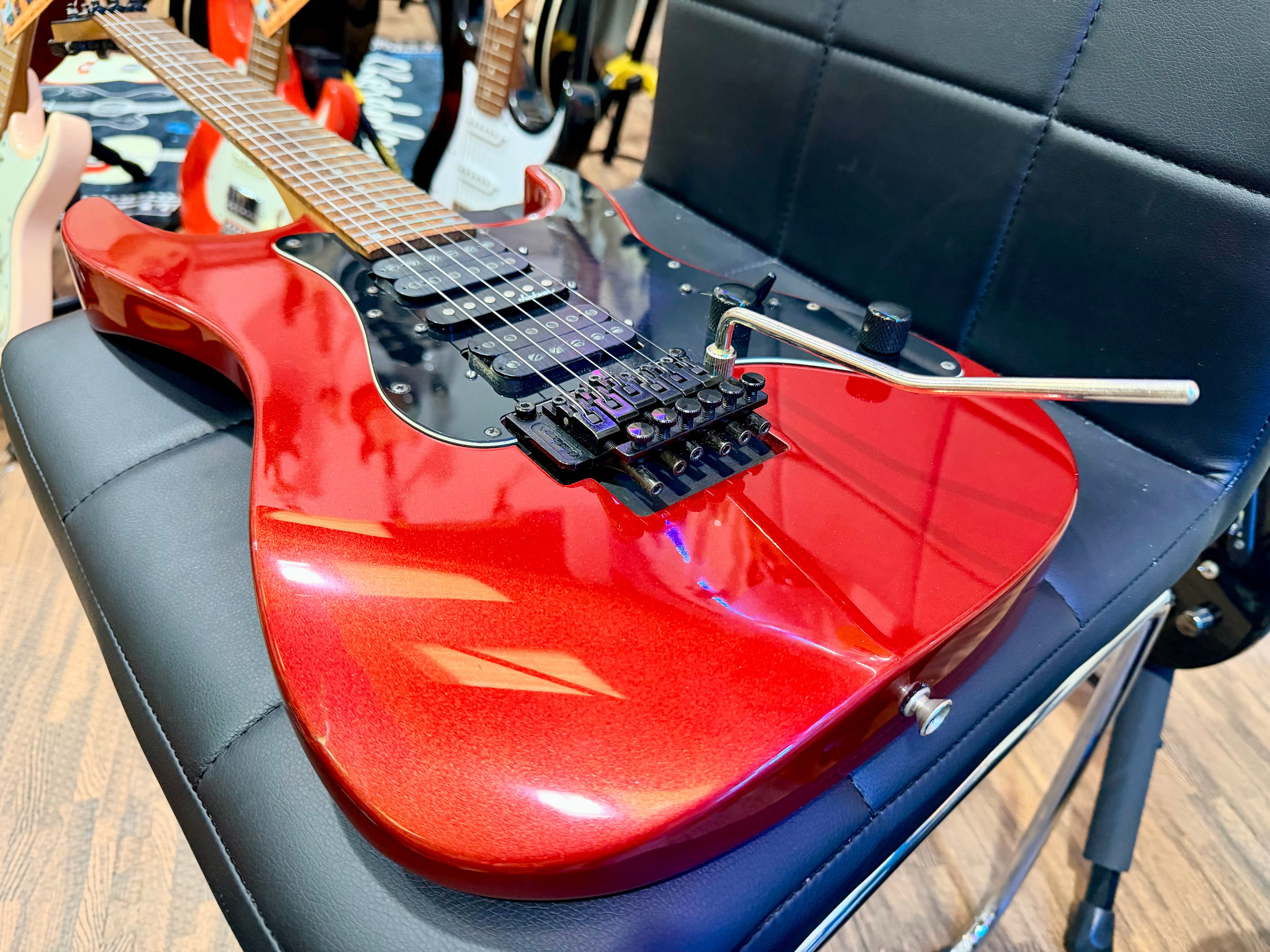 🔥90’s KOREA🔥 Jackson PS-1 Performer Metallic Red~ Floyd Rose~ HSH Pickups!