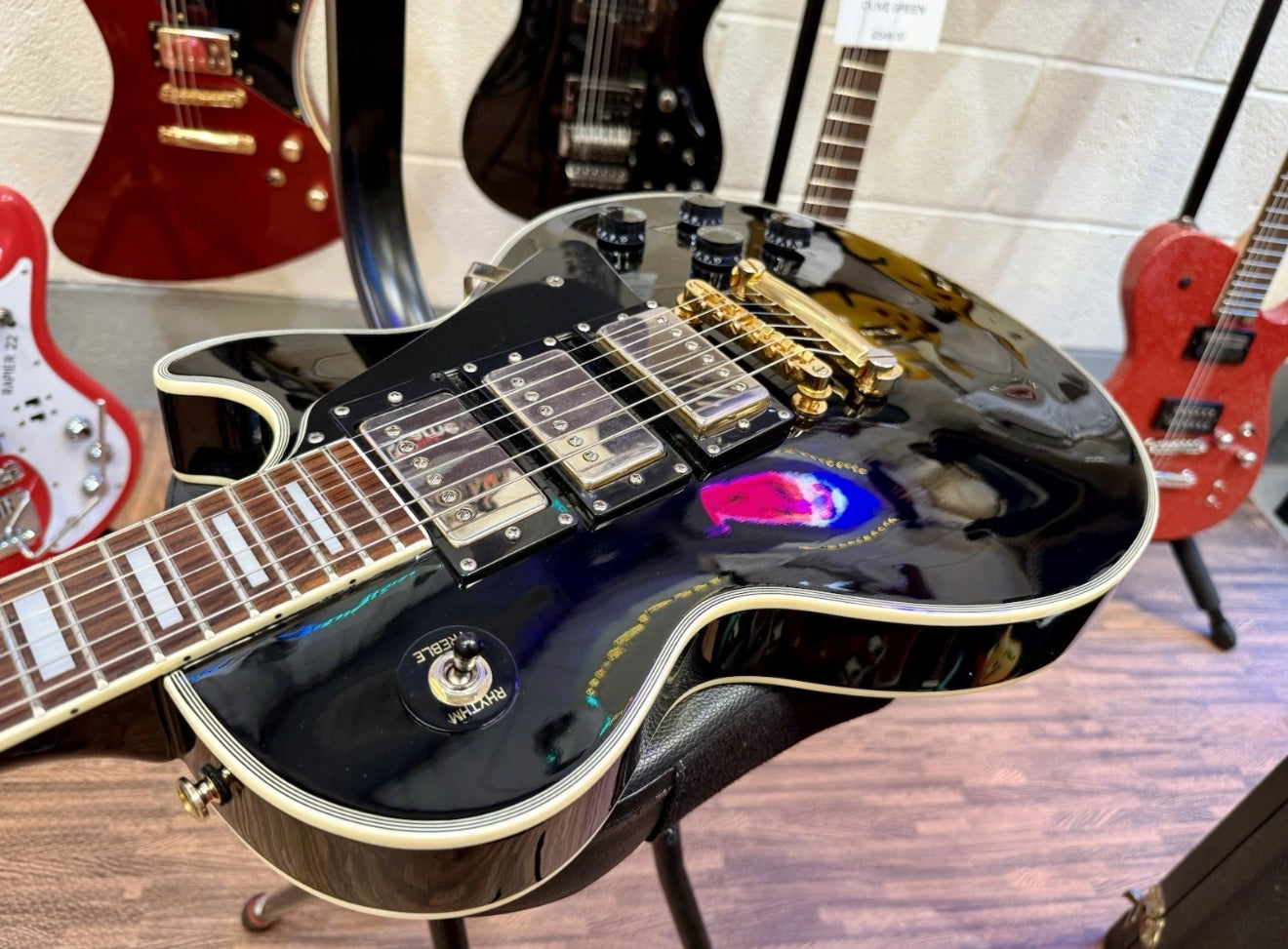 🔥1997 Korea🔥 Epiphone Les Paul Black Beauty Custom~ Exceptional Condition!