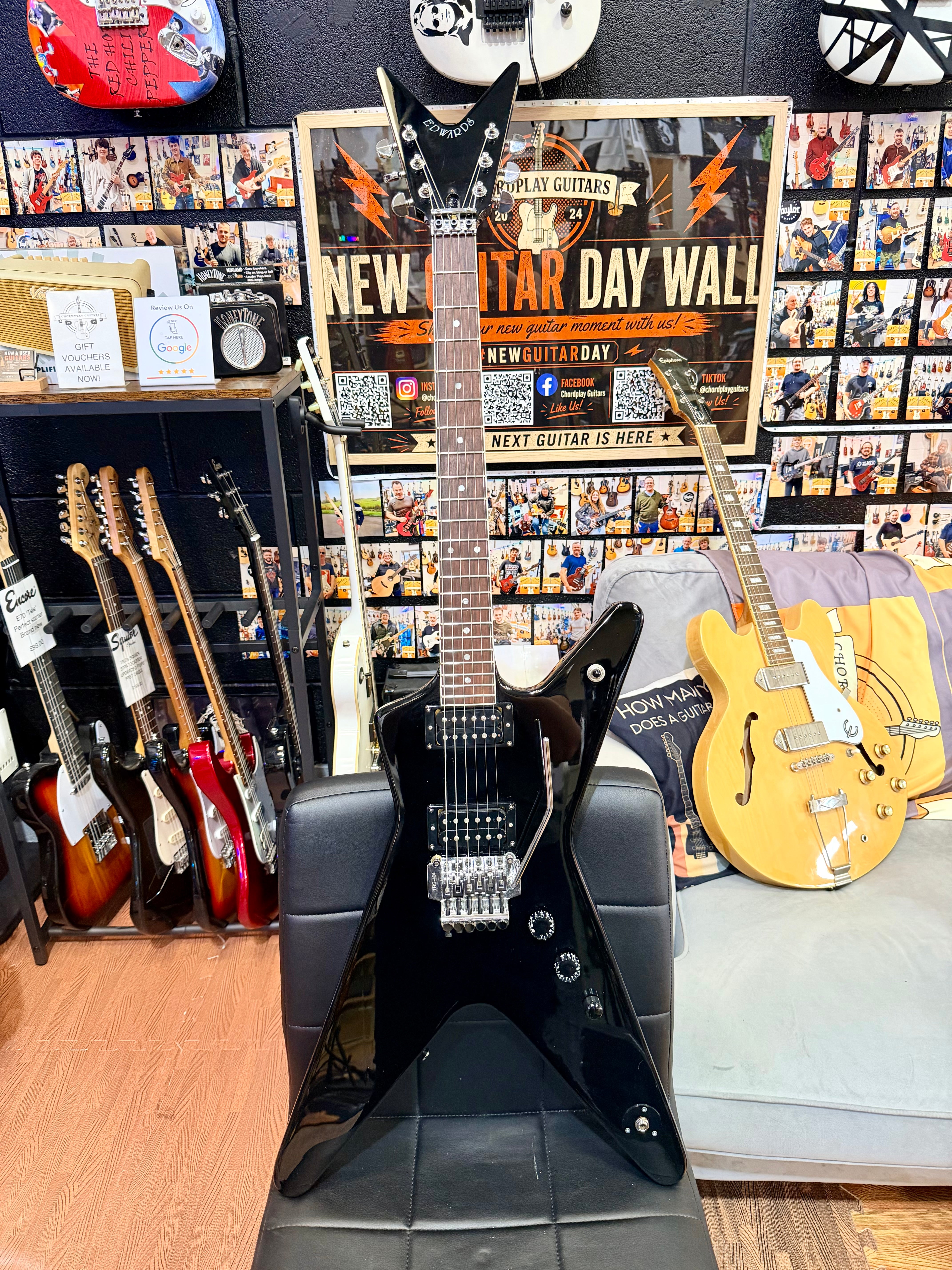 π―π΅ 90s JAPAN π―π΅ Edwards ESP EP-90~ Dimebag Darrell~ ML/Dean Style~MIJ Import