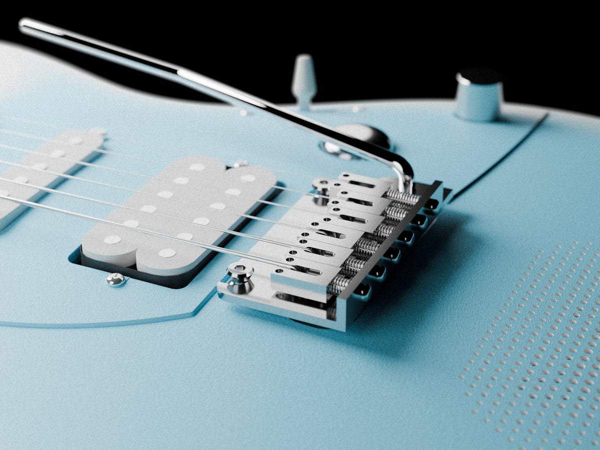 Enya Inspire Electric Smart Guitar in Light Blue