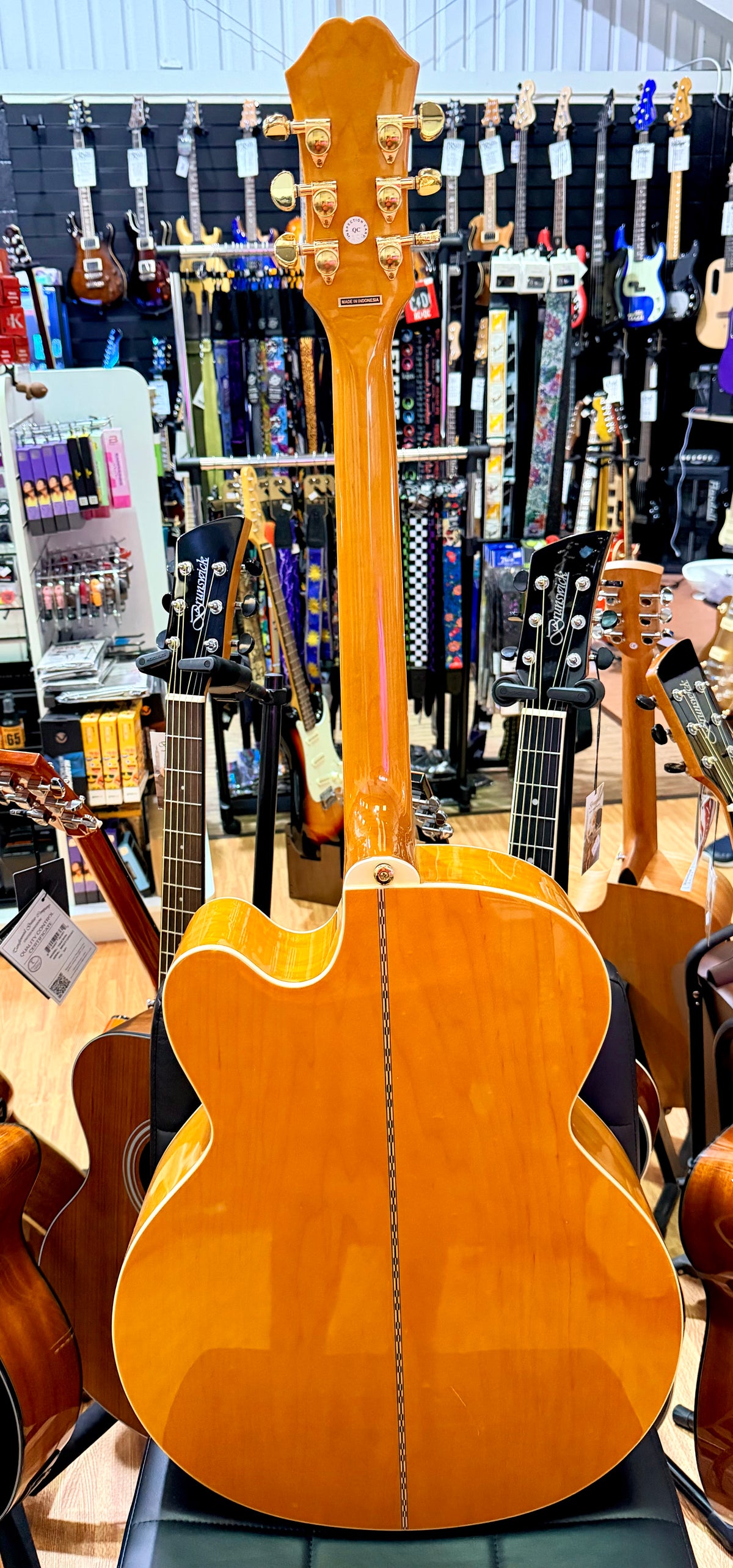 2023 Epiphone J-200 EC Studio Electro-Acoustic~ Natural~ Super Jumbo Guitar