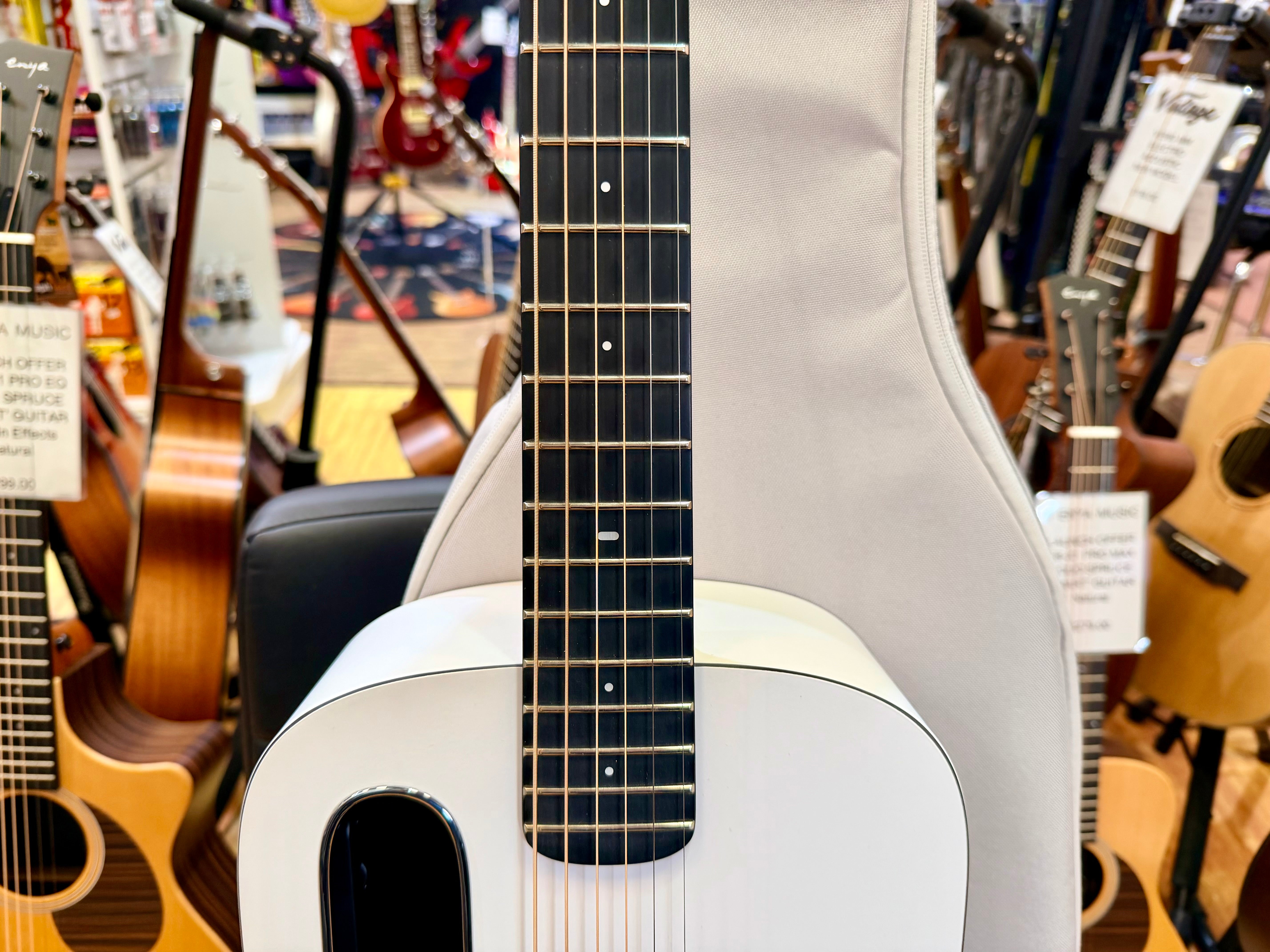 🔥EX-DEMO🔥 LAVA Music ME Play 36” Smart Electro Acoustic Guitar~ Frost White!