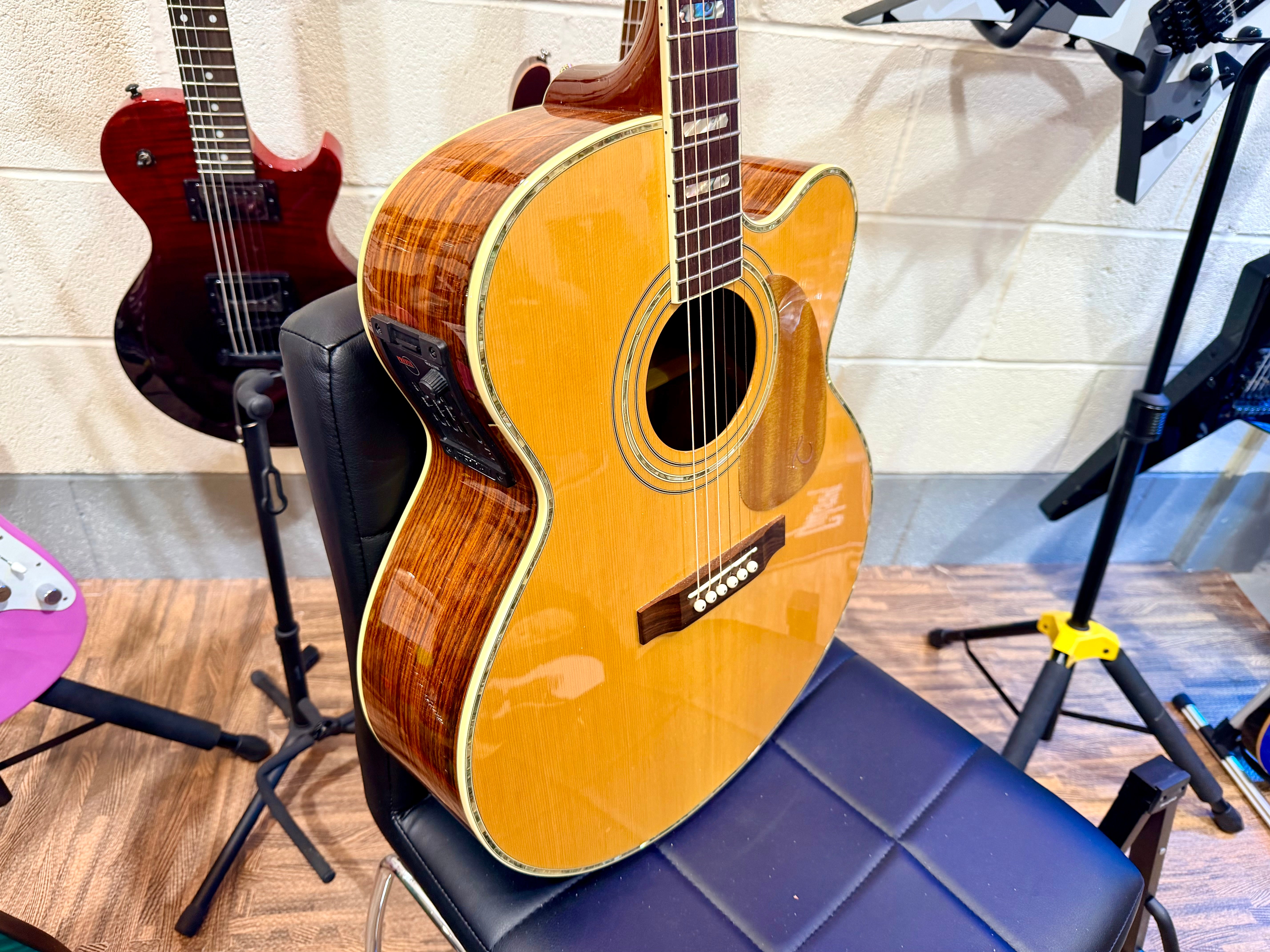 ✨1998 KOREA✨ Tanglewood SJ-10X Electro Acoustic Guitar~ Jumbo Dreadnought~RARE