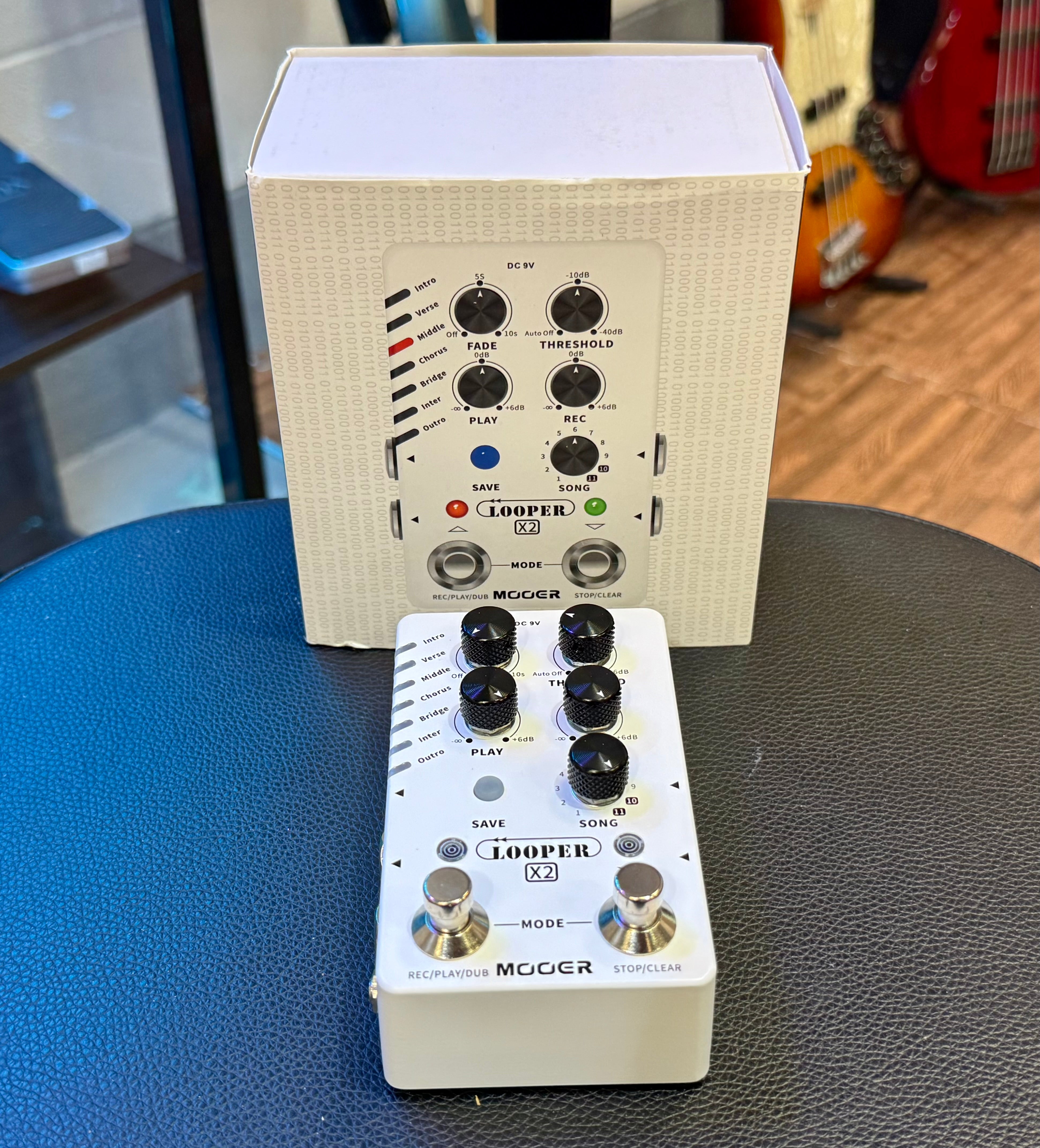 🎸NEW🎸 Mooer Audio Loop X2 Stereo Looper Guitar Effects Pedal!
