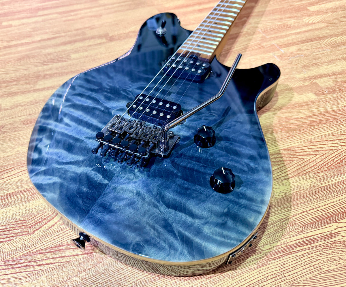 2022 EVH Wolfgang Standard QM~ Quilted Black Fade~ Baked Maple Neck~ Floyd Rose