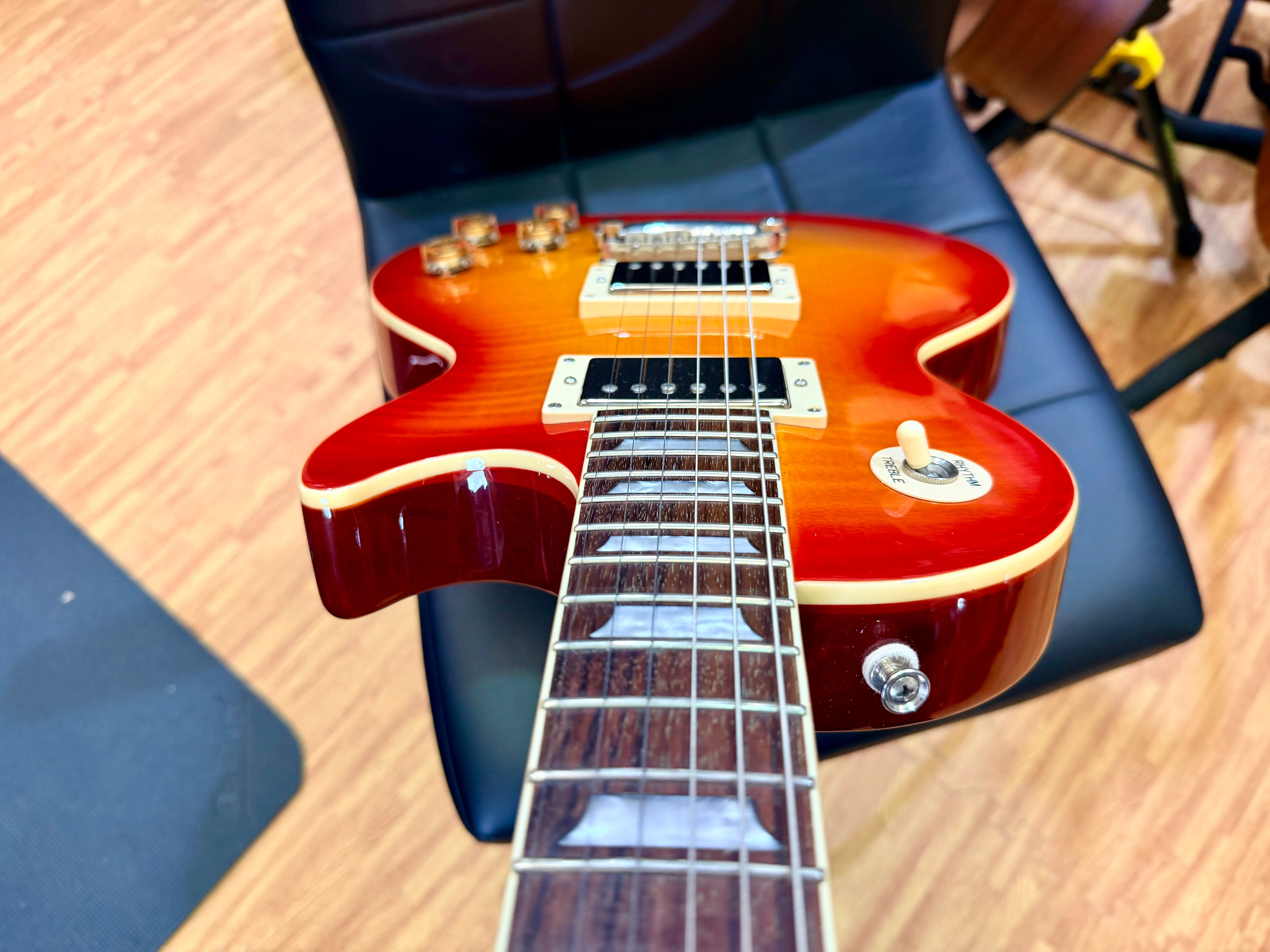 🔥 Epiphone Les Paul 1960 Tribute Plus~ Cherry Sunburst~ Gibson USA Pickups! 🔥