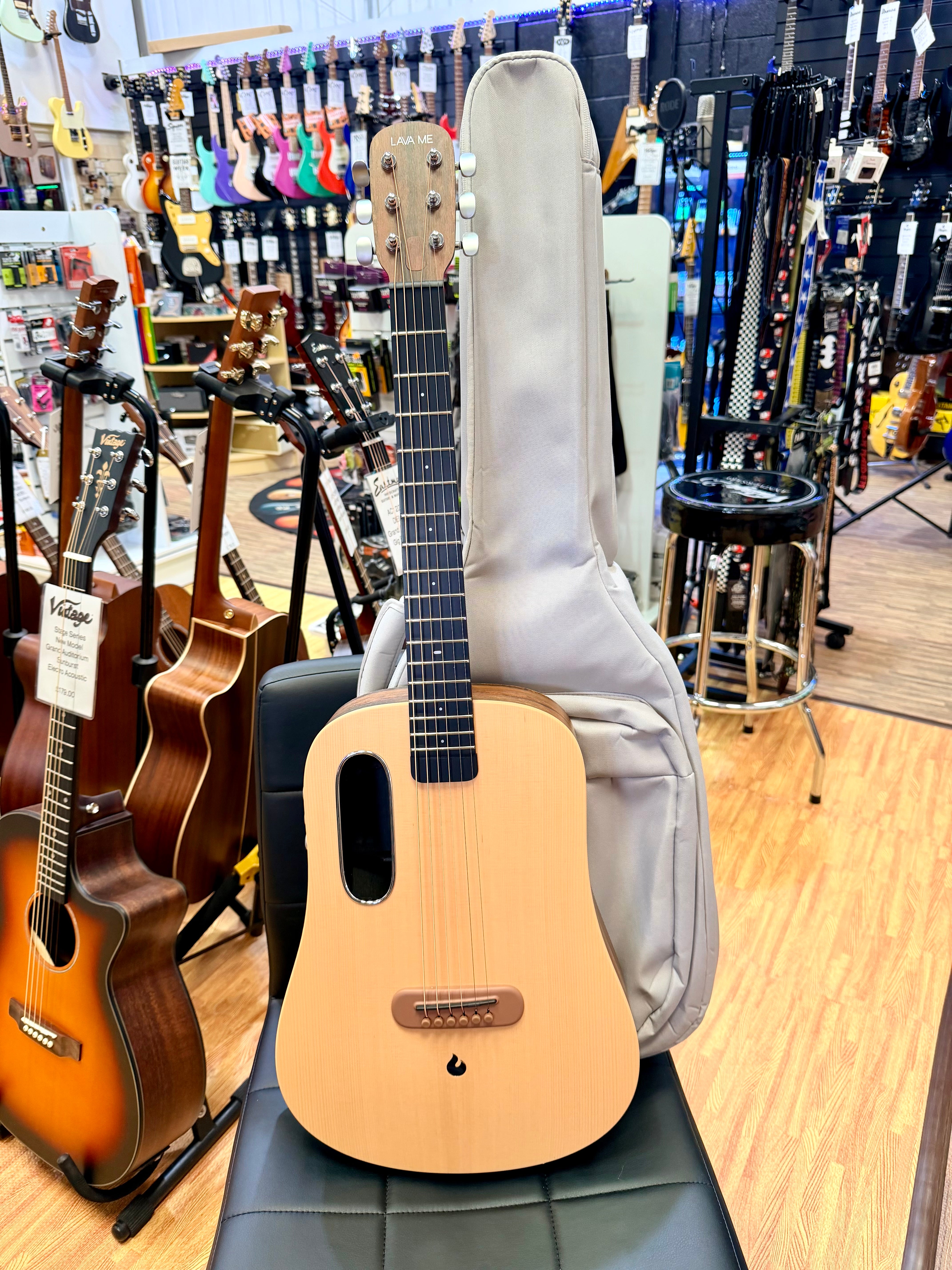 π₯ LAVA ME AIR Electro Acoustic Smart Guitar~ Spruce + FREE IDEAL CABLE π₯