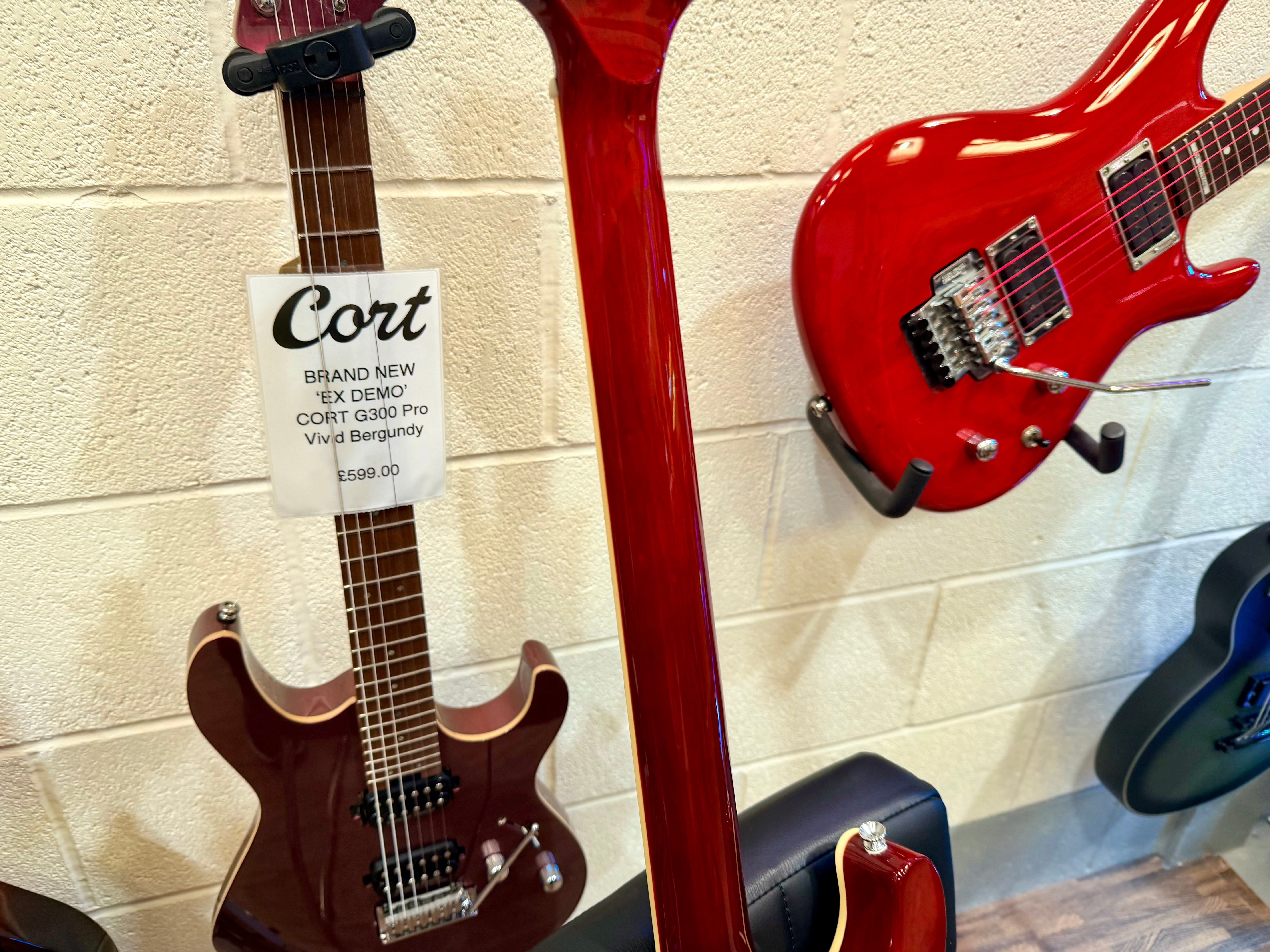 🔥UPGRADED🔥 Harley Benton CST-24 Deluxe~ Black Cherry Flame~ Bare Knuckle P’ups