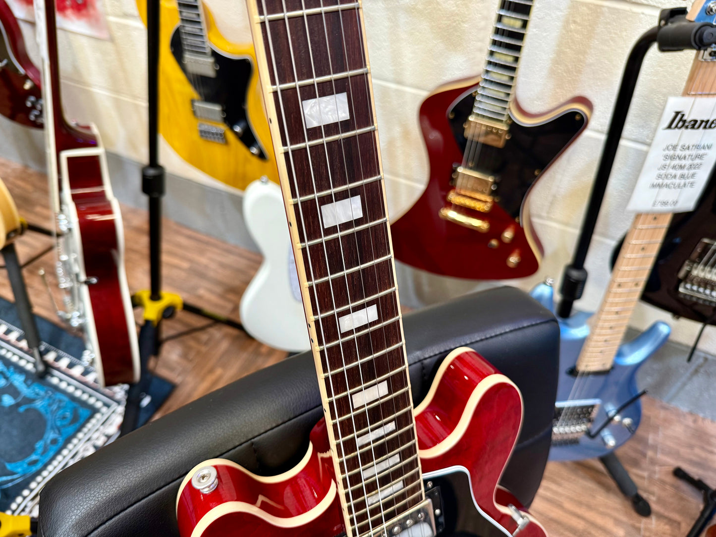 π2021 USA π Gibson ES-339 Figured Sixties Cherry~ Hollow-body~ Case & Candy!