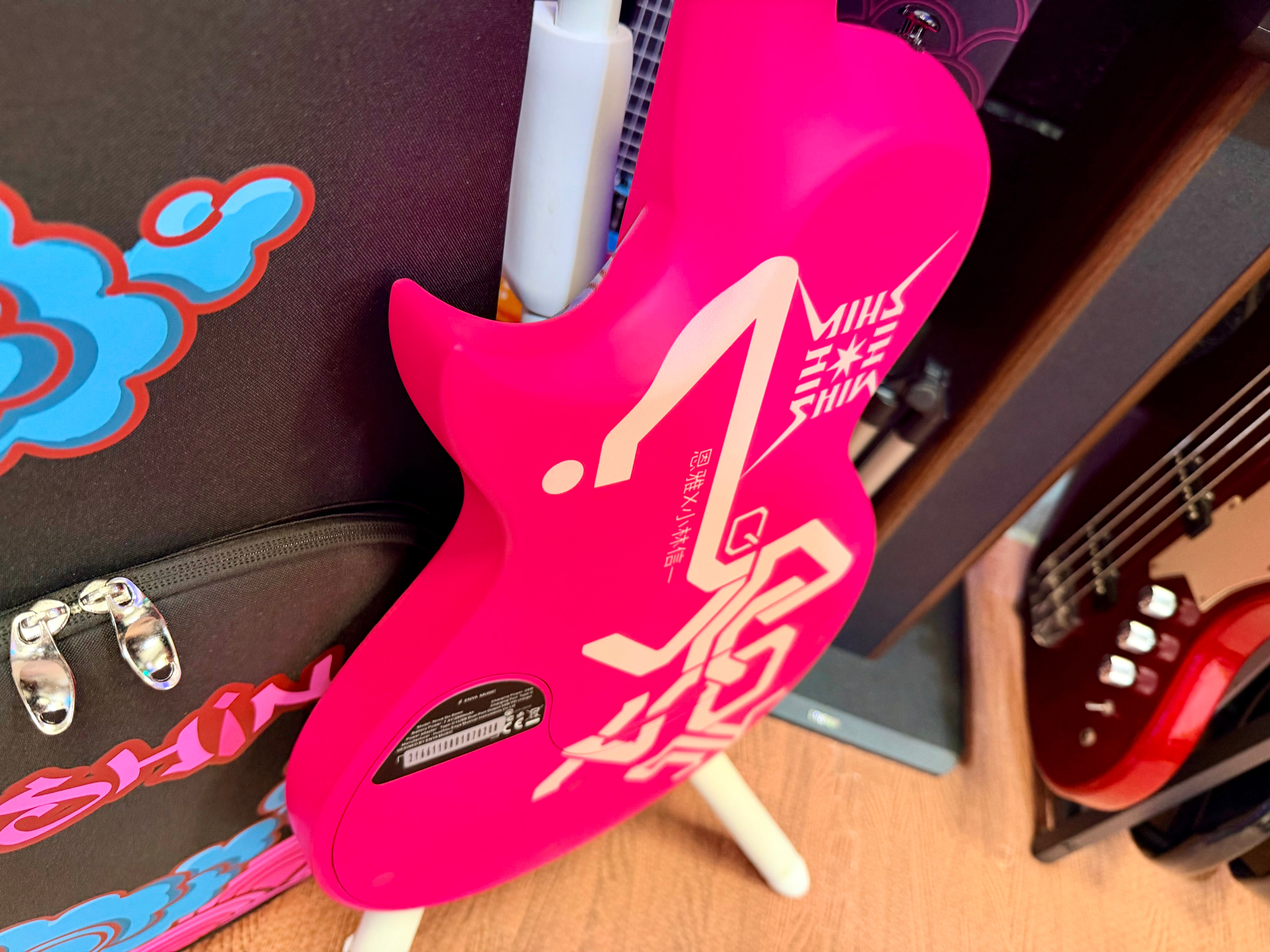 ✨NEW✨ Enya Nova Go Sonic Custom Dragon Artwork~ Smart Electric Guitar + Bag!