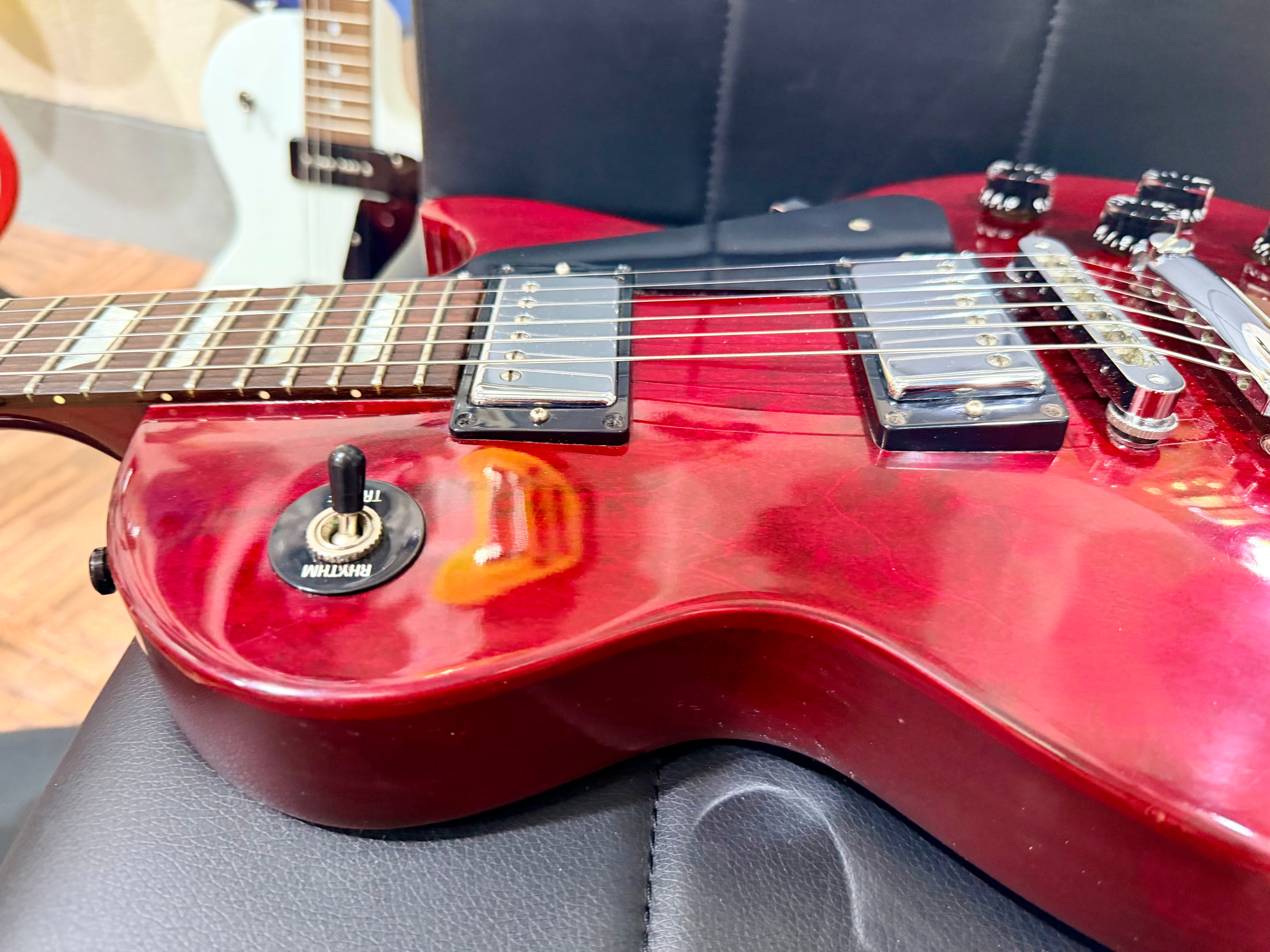 🔥2003🔥 Gibson Les Paul Studio USA~ Electric Guitar~ Wine Red~ 8lb:11oz!