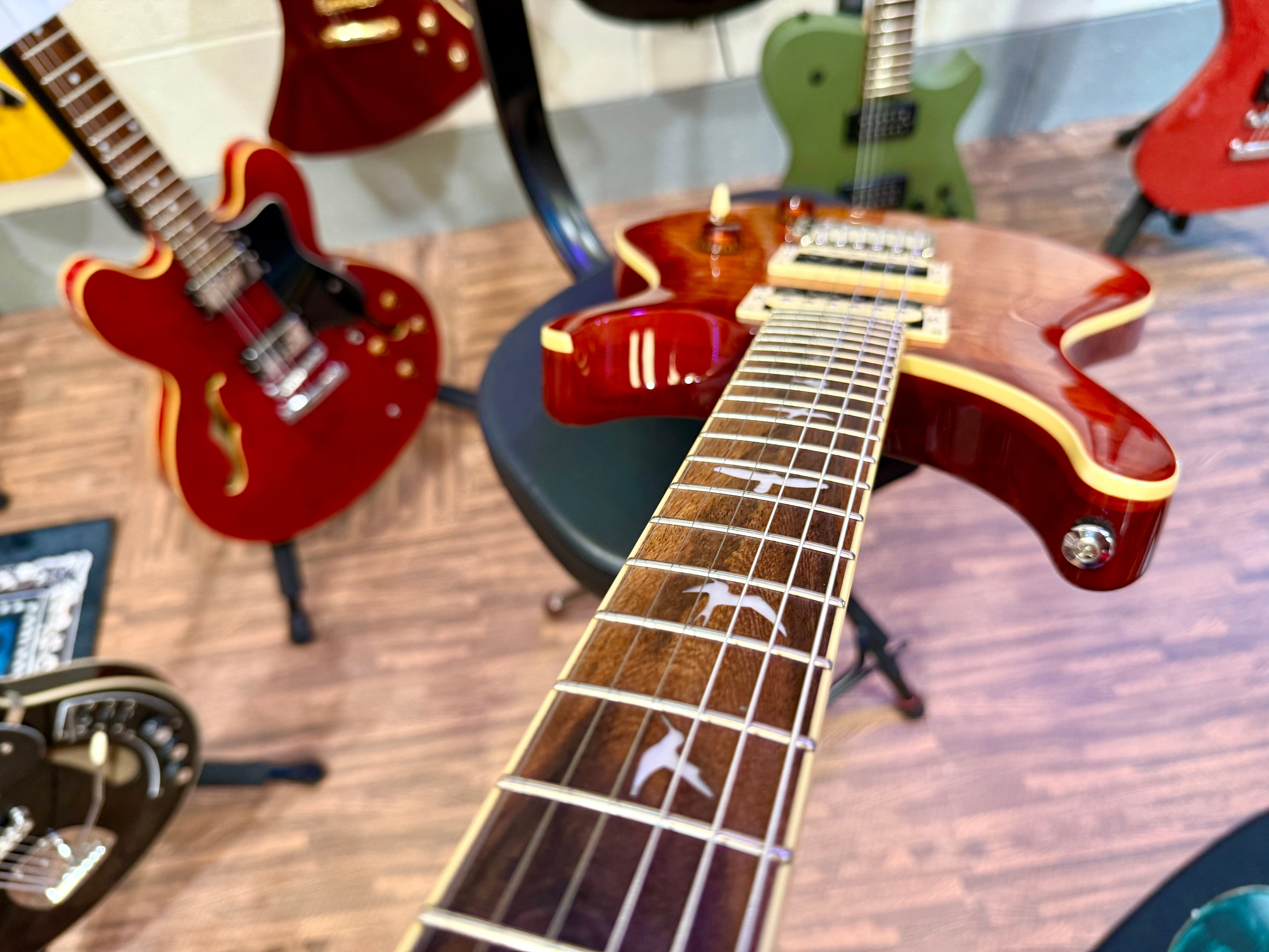 🔥LIMITED EDITION🔥 PRS SE Custom 24 Burled Ash~ Vintage Sunburst~ 2019~ RARE!