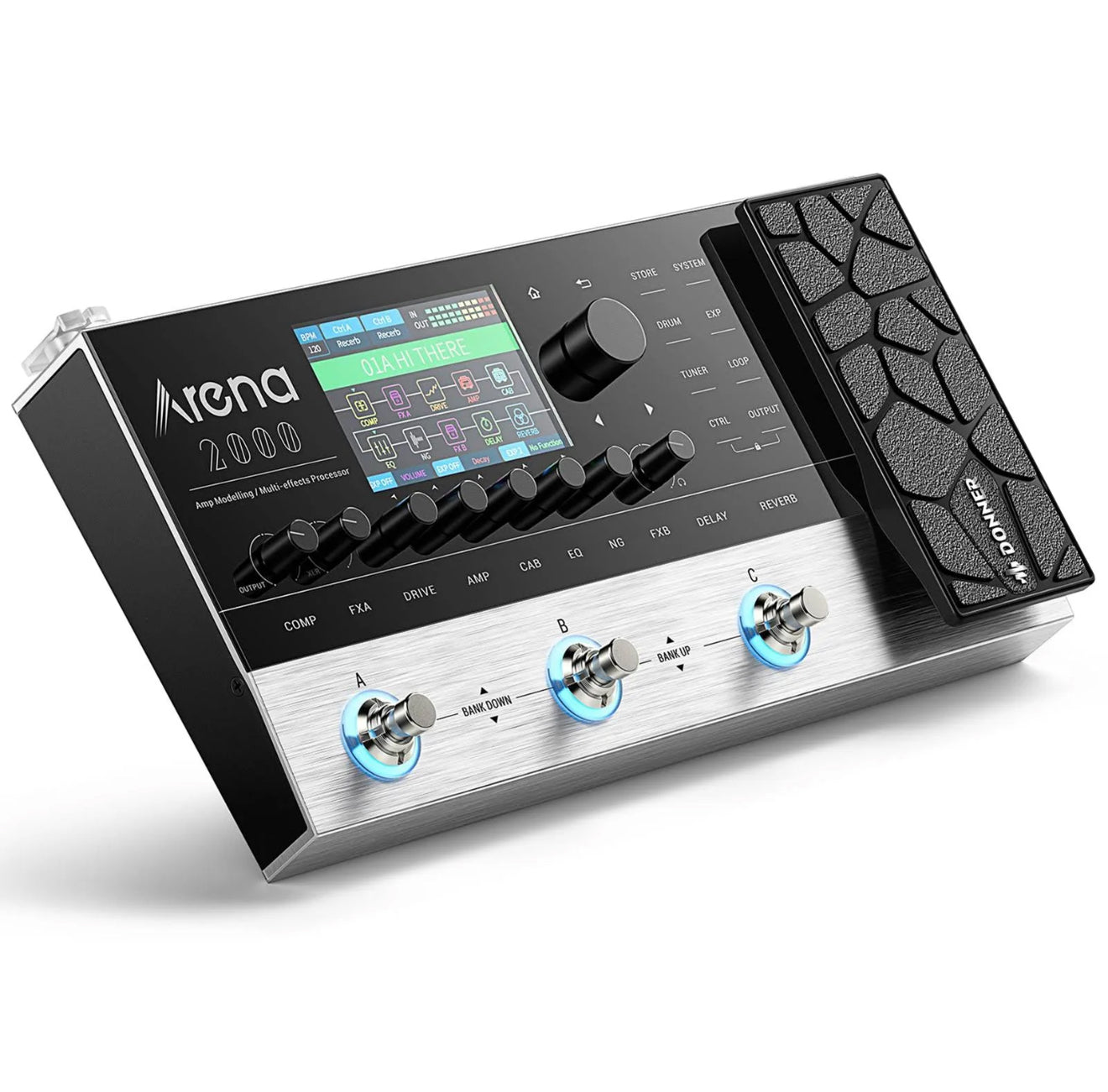 🎸 Donner Arena 2000 Multi-Effects Pedal~ Amp Modelling~ 278 Effects~ IR Loader 🎸