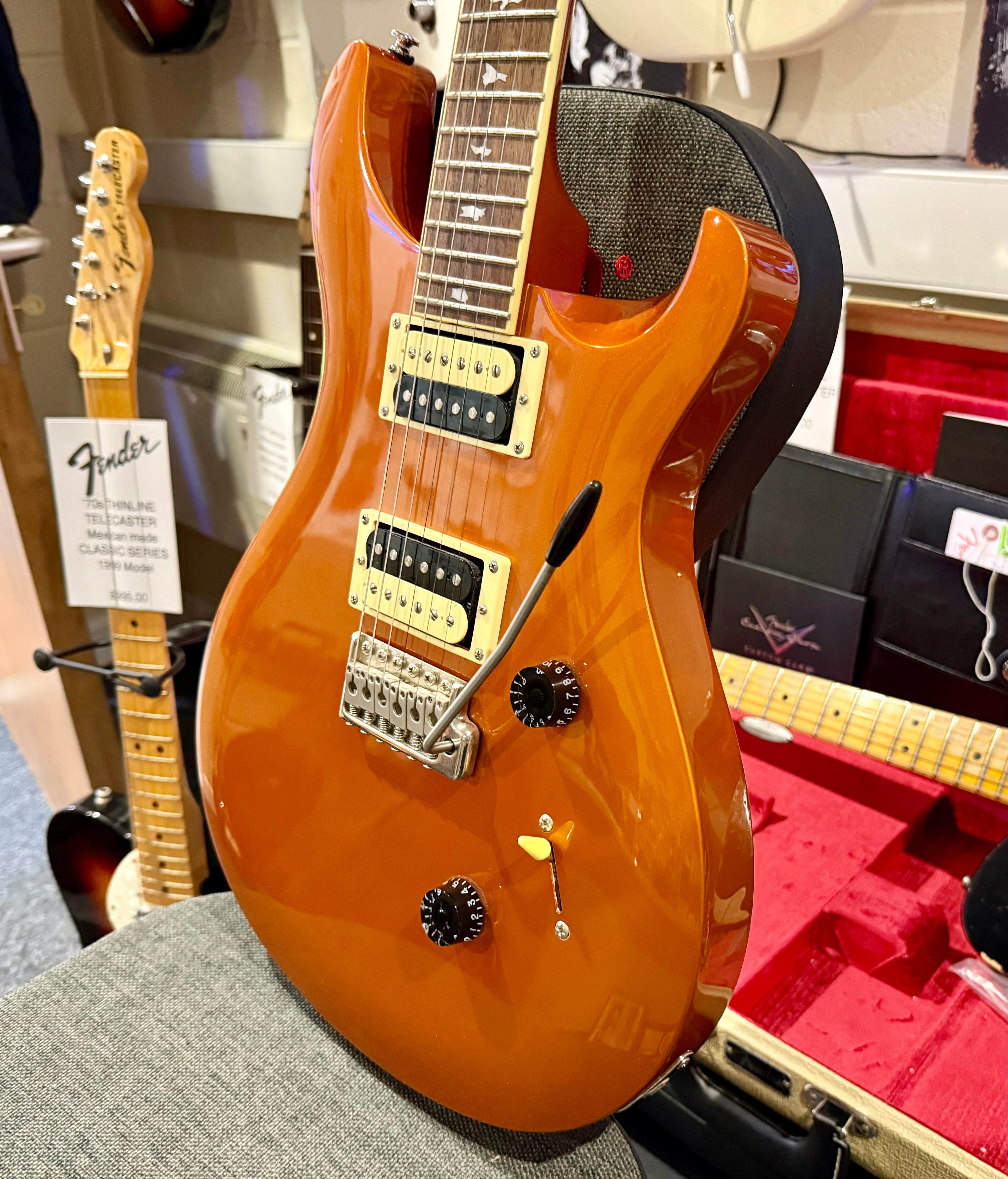 🔥RARE🔥 PRS SE Standard 24 Limited Edition~ Burnt Metallic Orange~ Coil Tap!