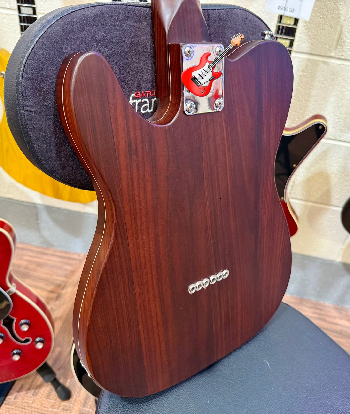 🪵 Custom Rosewood Telecaster~ George Harrison style~ REAL Rosewood~ 10lb:5 🪵