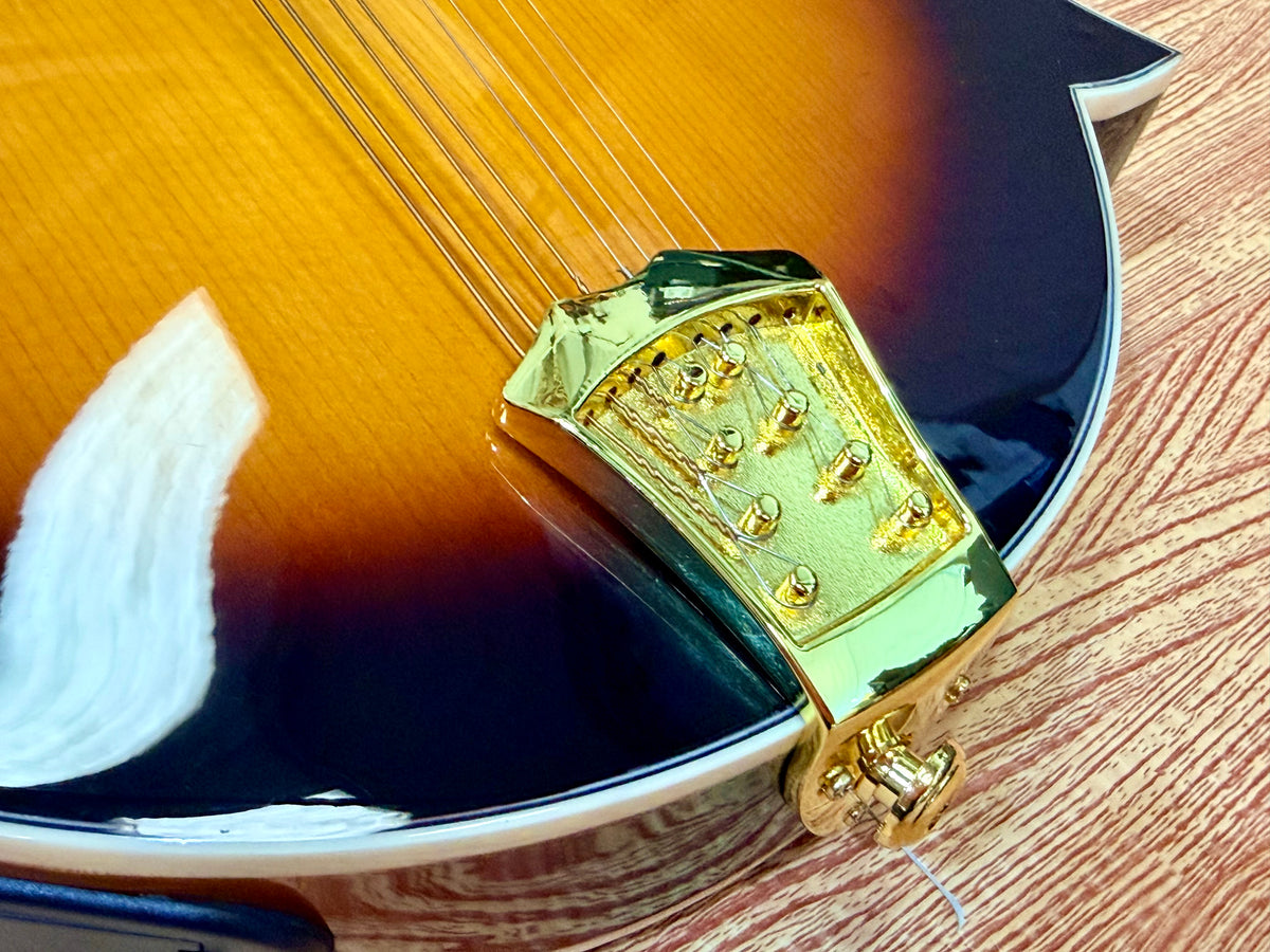 ✨MINT✨ Ozark 2255E F-Style Electro Acoustic Mandolin~ Sunburst + Gig Bag!