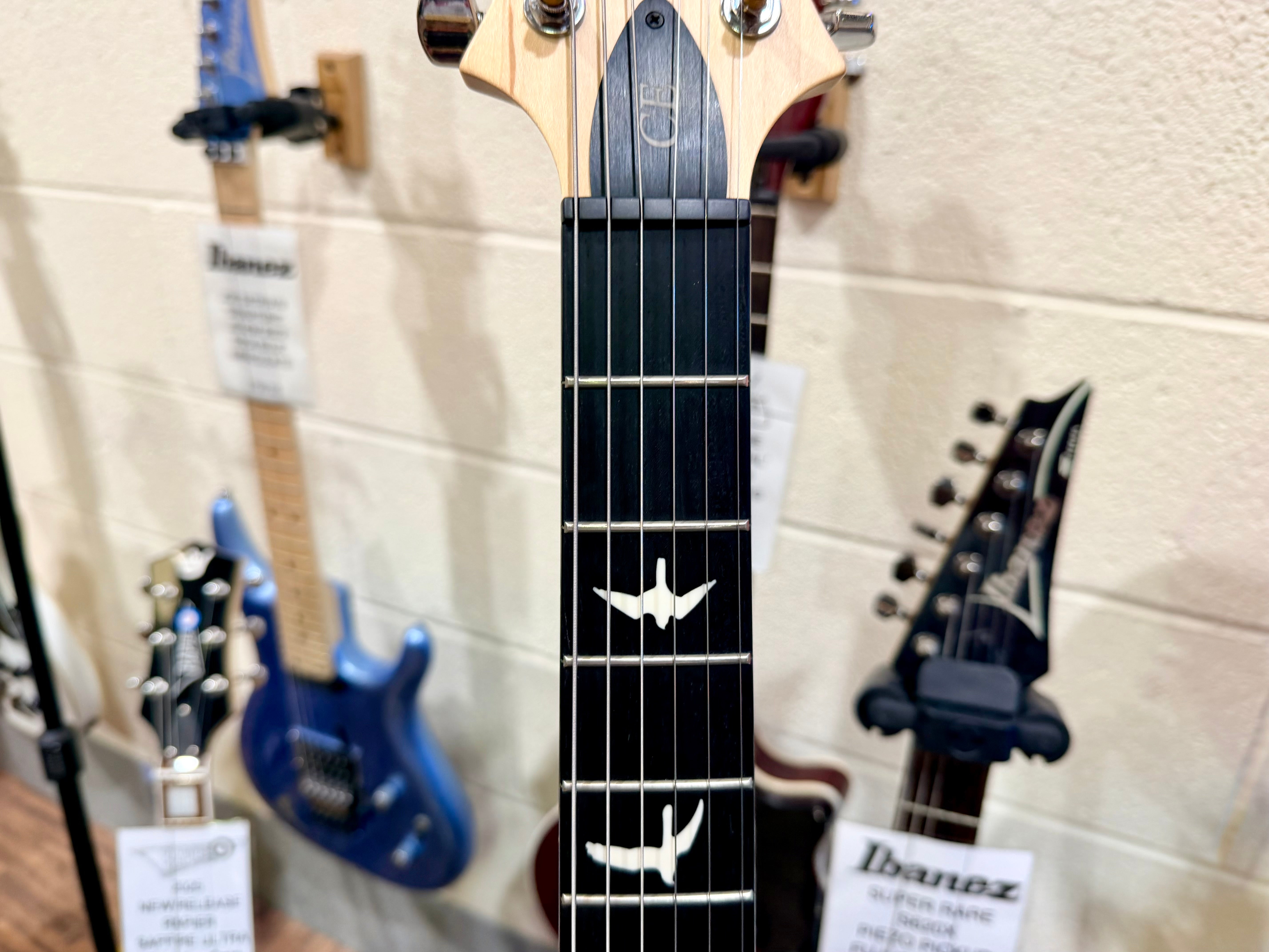 🔥RARE 2023🔥 PRS CE24 Satin Gold Top Limited Edition~ Natural Back~ USA~ Gig Bag