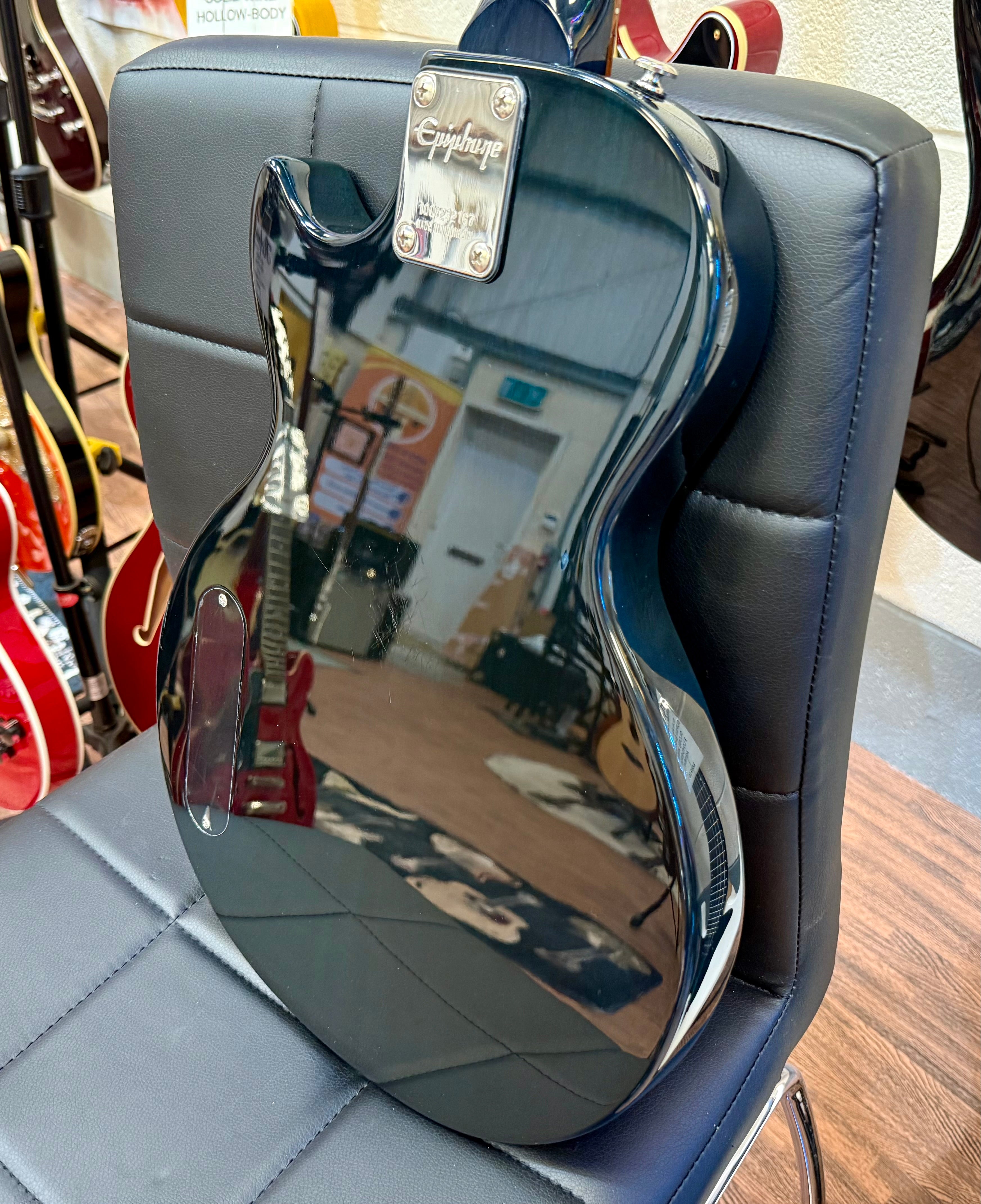 🌟RARE 2010🌟 Epiphone Les Paul Junior Ltd Edition Custom Shop~ Translucent Blue