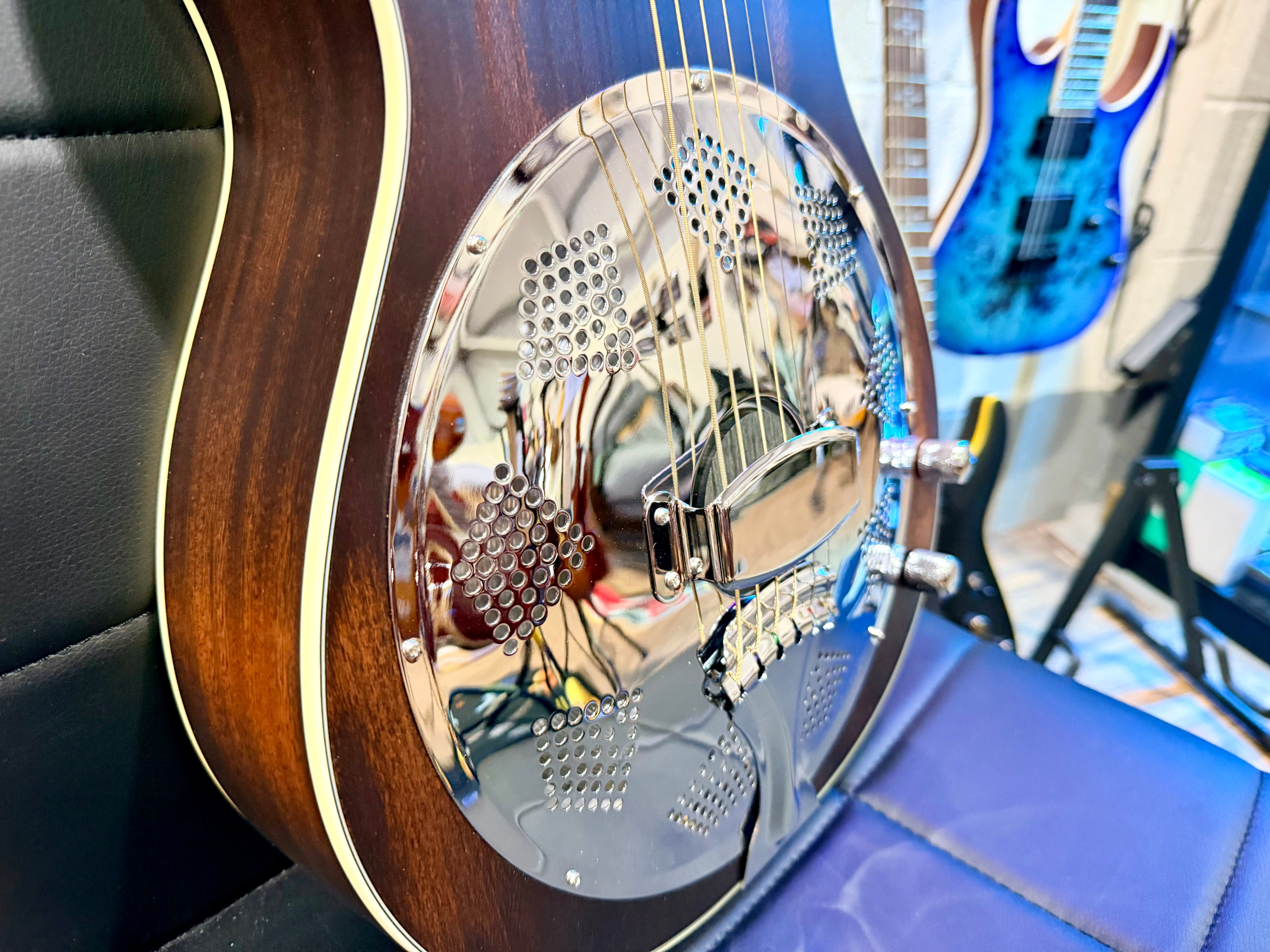 🥃 WHISKEY BURST 🥃 Ortega RRG30E-WB Resonator Guitar~ Electro-Acoustic~ NEW!