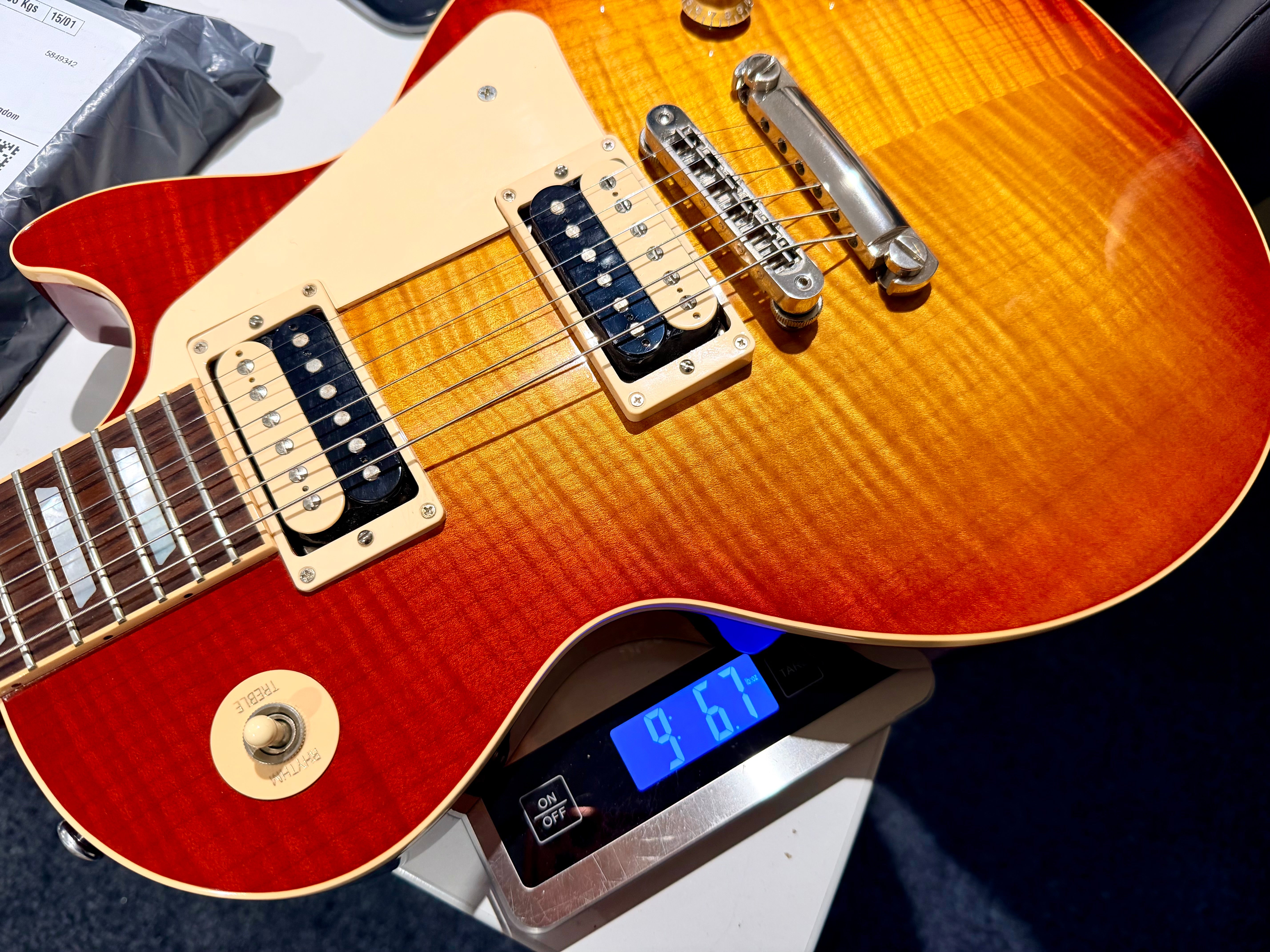 🌟Les Paul 100th🌟 2015 Gibson Les Paul Classic~ Cherry Sunburst + Case & Docs!