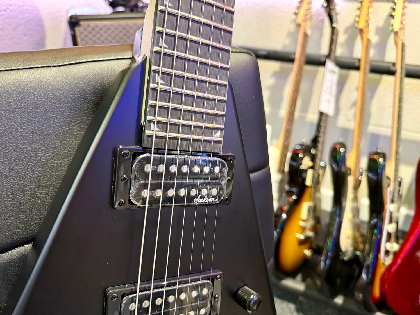 🔥NEW 2025🔥 Jackson JS22-7 RR HT Randy Rhodes 7 String~ Satin black!
