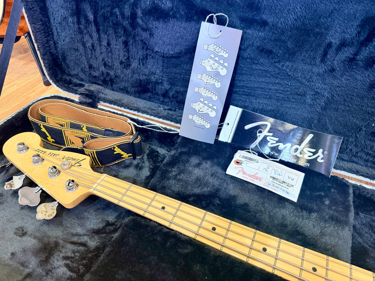 2011 Fender American Special Jazz Bass~ Black~ Maple Fingerboard~ Hard Case