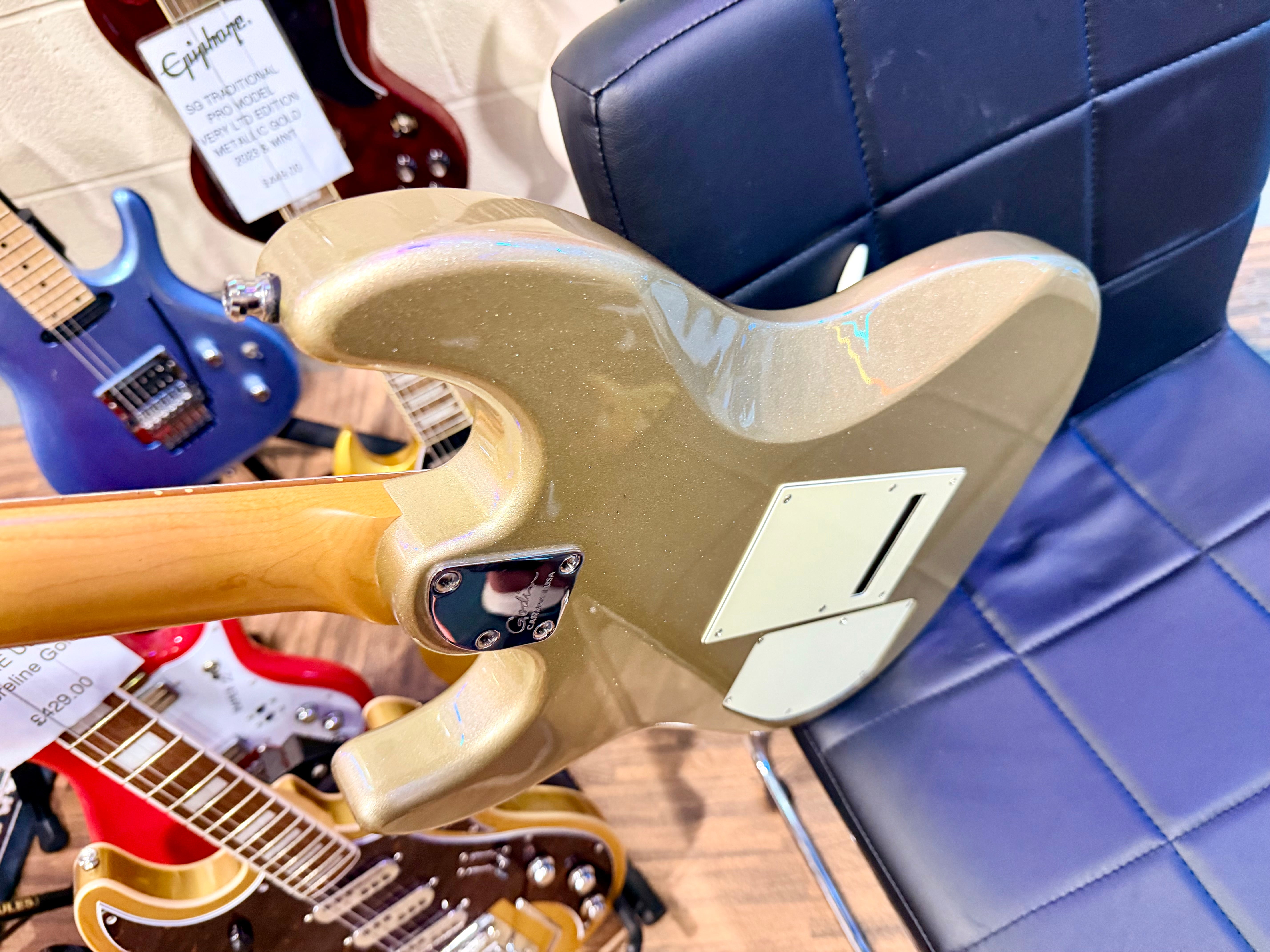 🌟MINT🌟 Godin Session RW LTD~ Silver Gold HG~ Seymour Duncan HSS + Gig Bag!