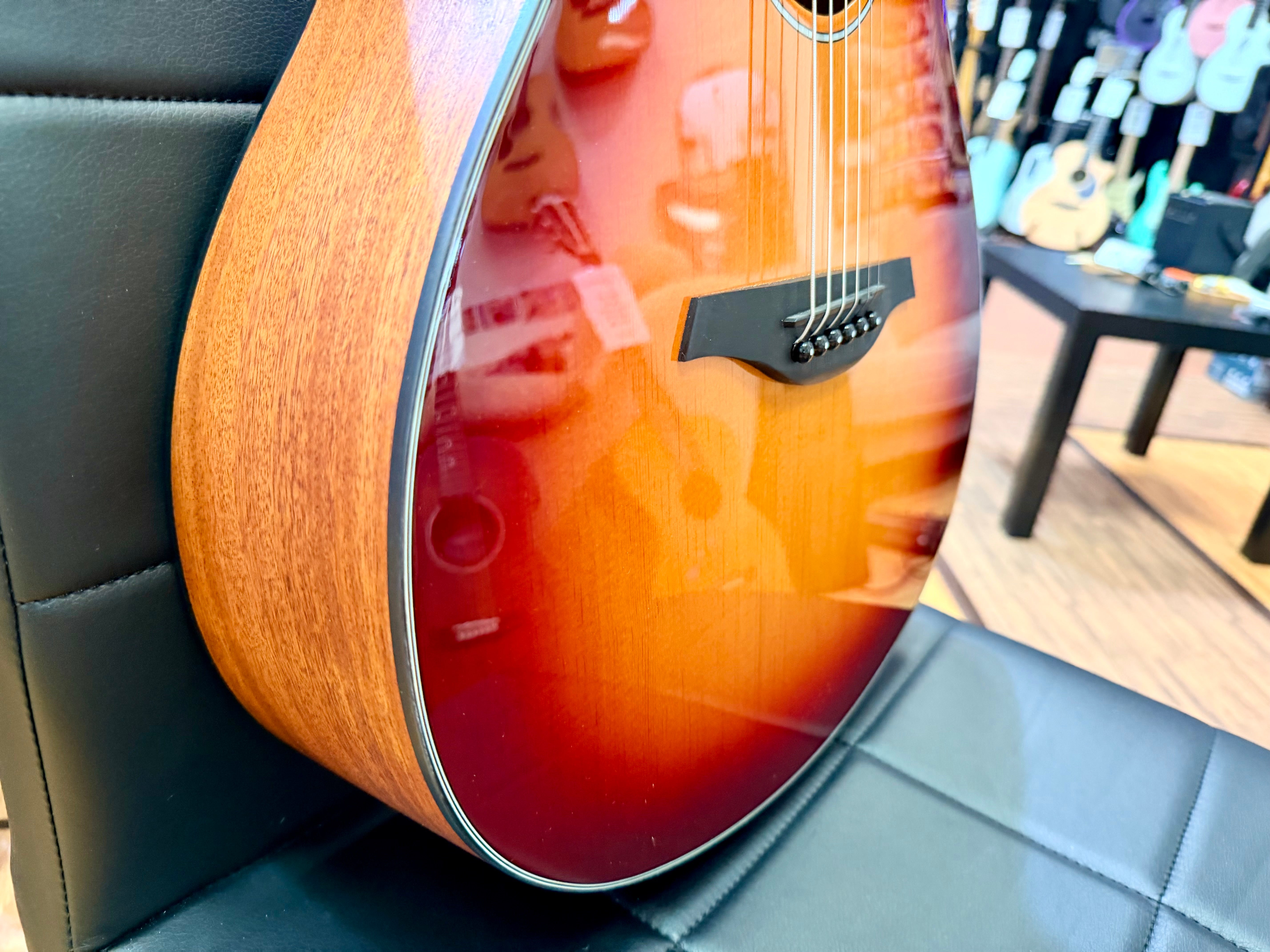 ✨NEW✨ Vintage Pacific Coast VEC300CB Electro-Acoustic Guitar~ Cherry Burst!