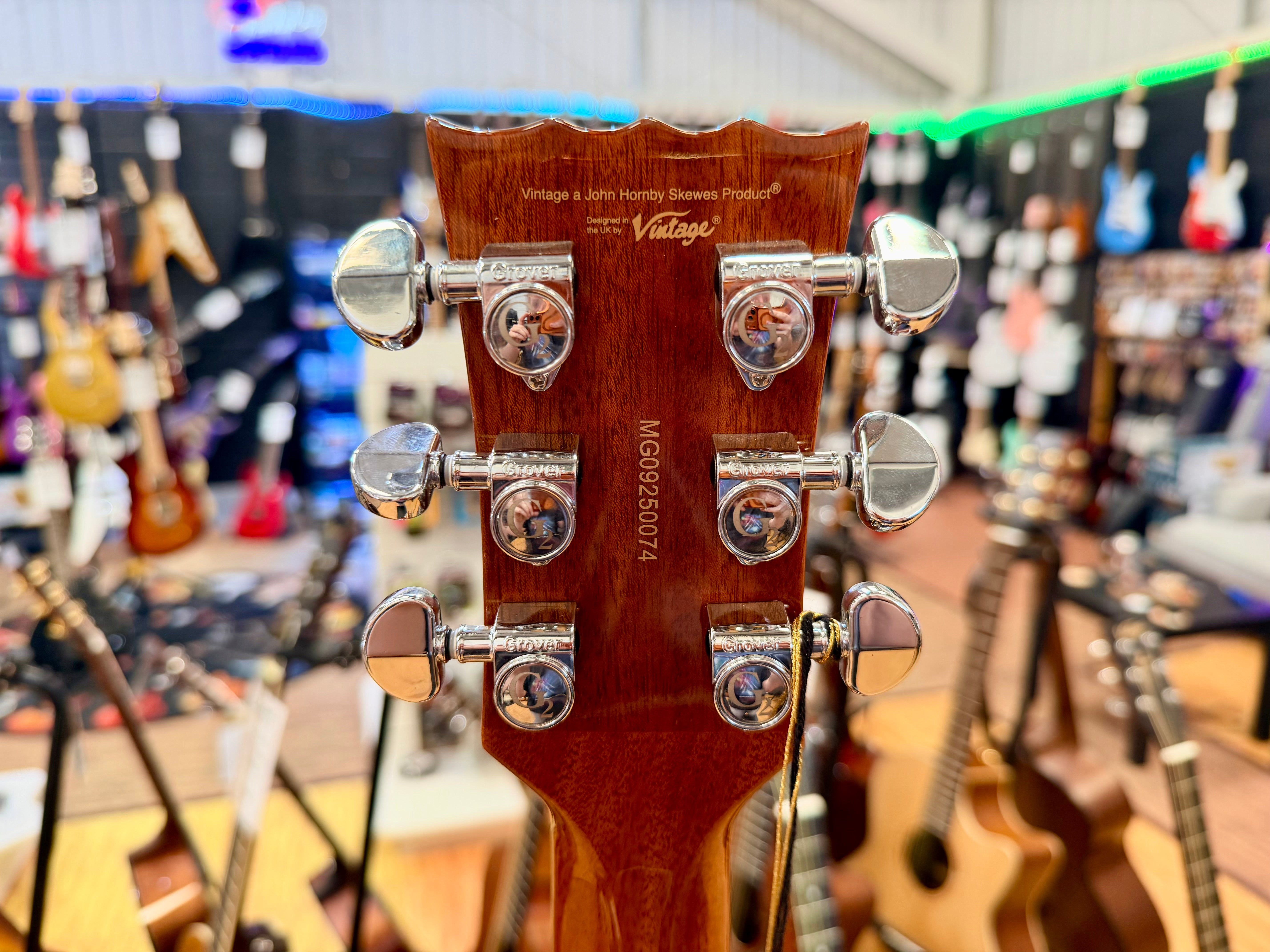 ✨ Vintage V1650N Performer Series Acoustic Orchestra OM Guitar~ Natural Gloss ✨