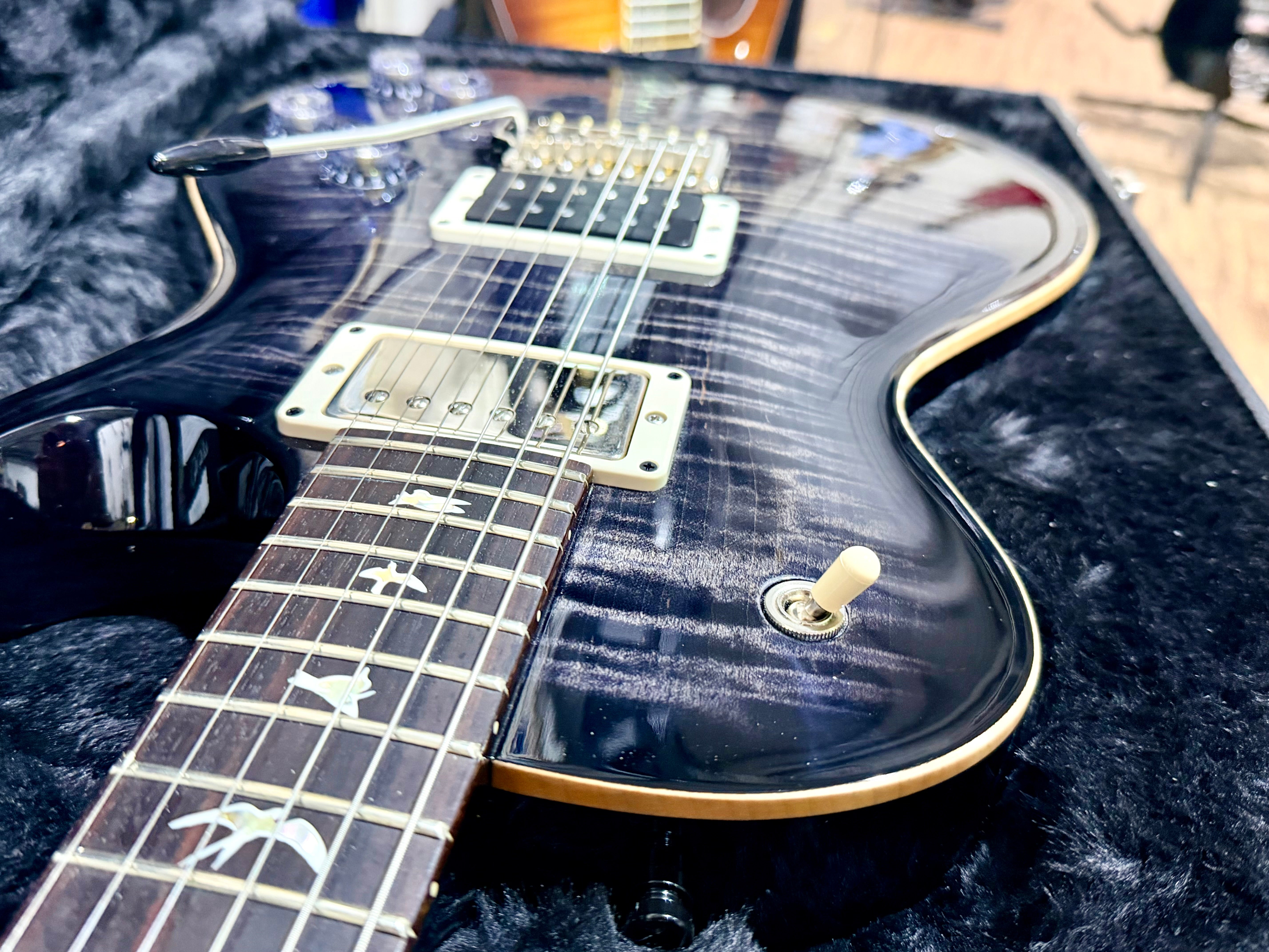 π₯2020π₯ PRS Mark Tremonti Signature USA Charcoal Contour Burst~ Case & Docs!