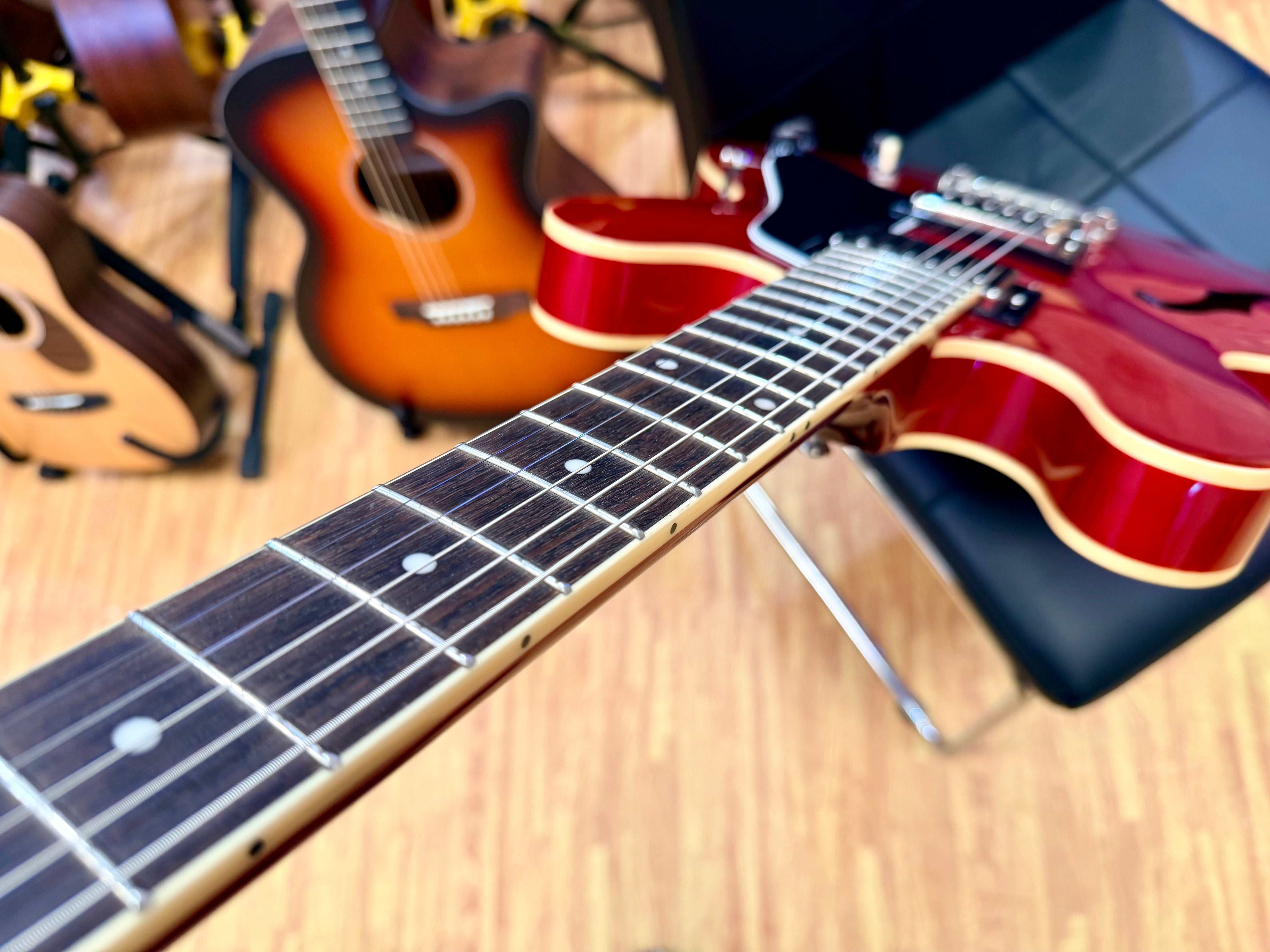 ✨2025✨ Epiphone Inspired by Gibson ES-335 Cherry~ Semi Hollow Electric Guitar!