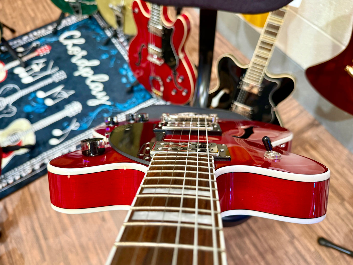 π2017π Gretsch G2655 FS Flagstaff Red Semi-Hollow~Centre Block Electric Guitar