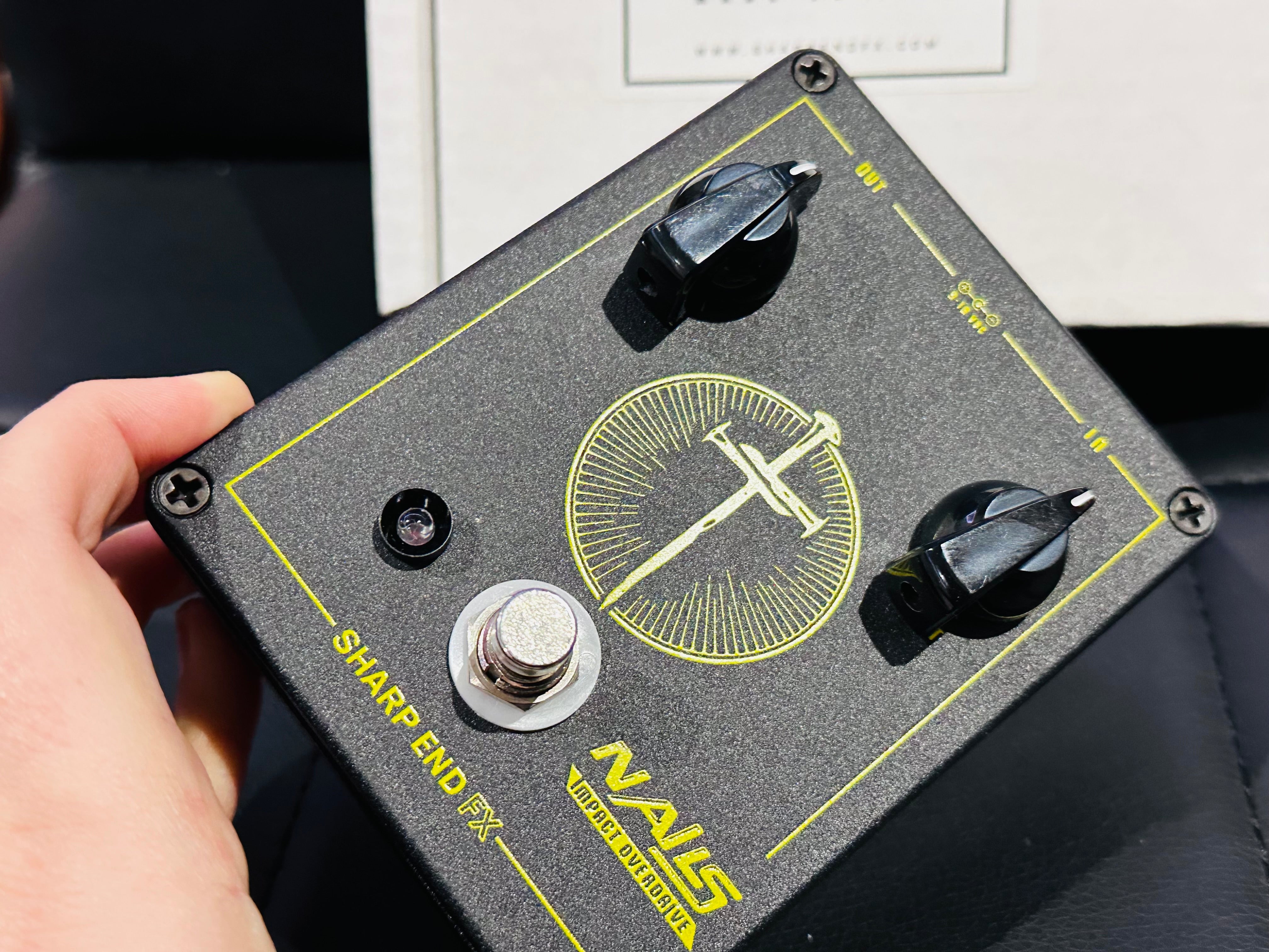 🔥RARE🔥 Sharp End FX Nails Impact Overdrive Guitar Effects Pedal~Massive Wagons
