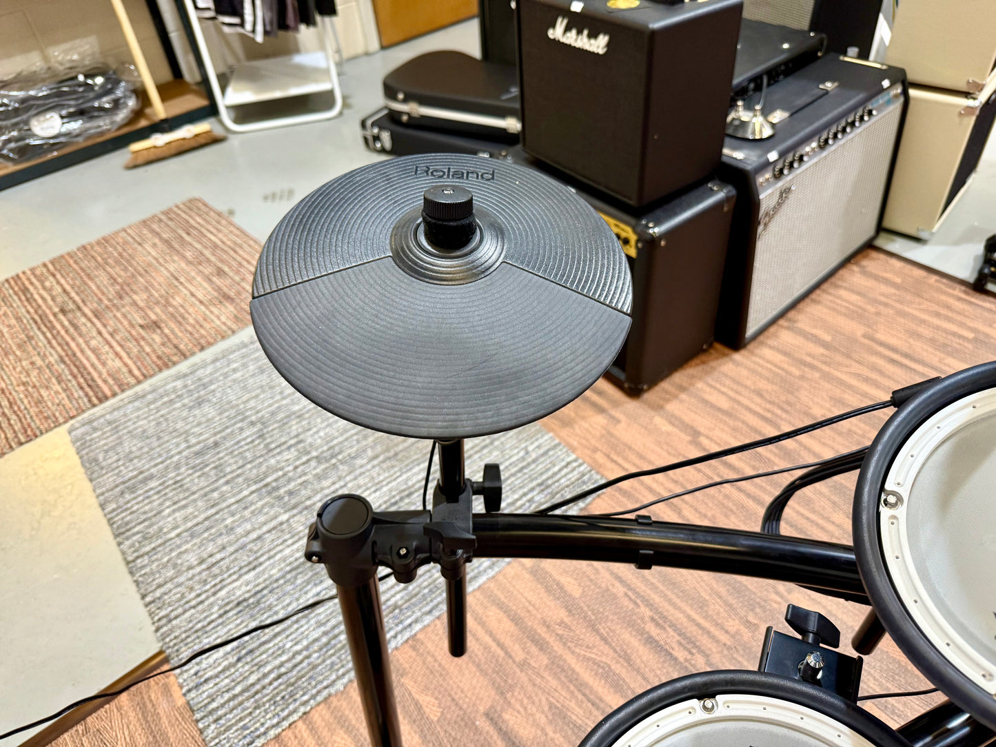 🥁 Roland TD-1DMK V-Drums Electronic Drum Kit~ With Mapex Double Bass Pedal !🥁