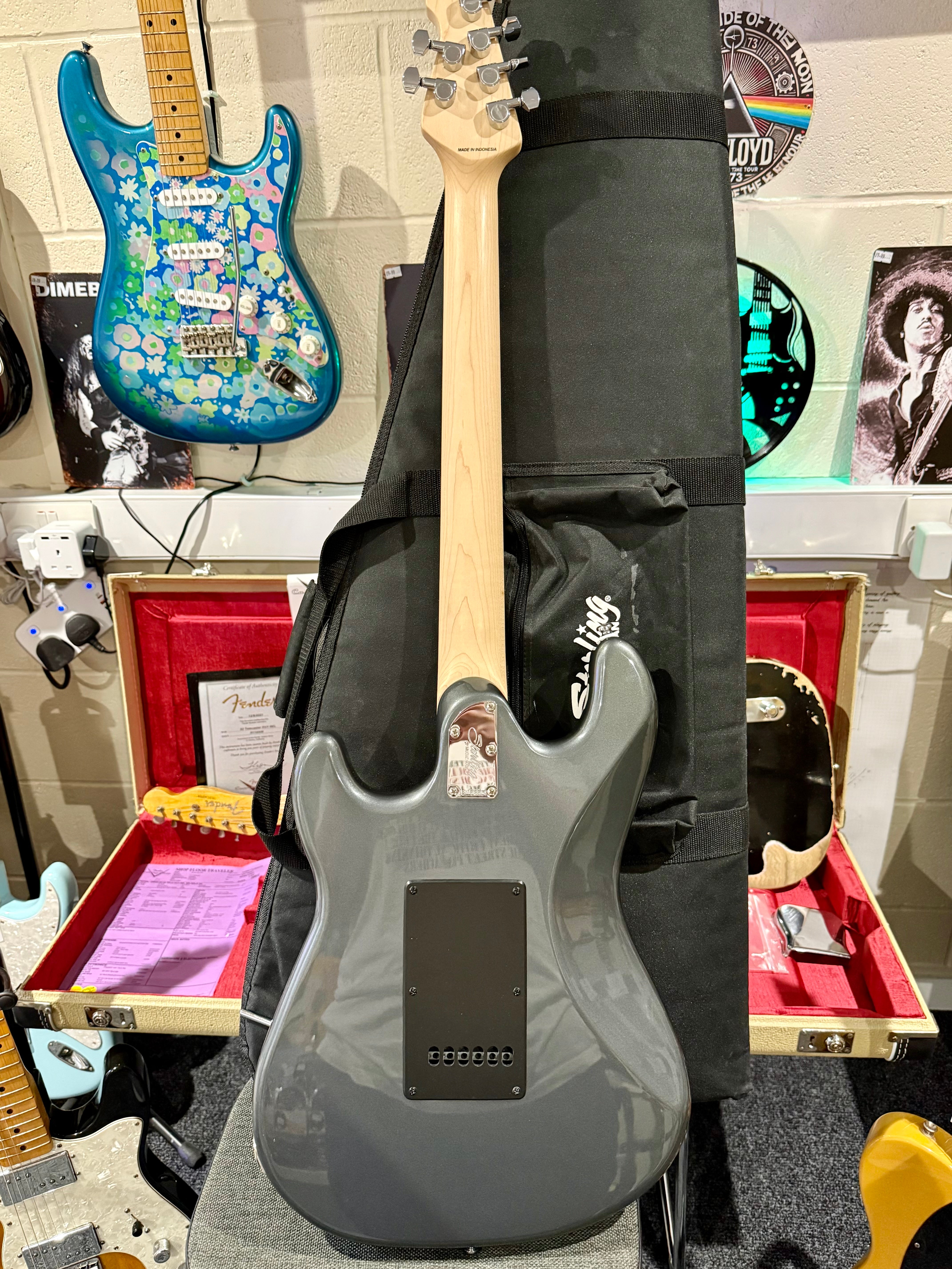 🌟MINT🌟 Sterling by Music Man SUB CT30 Cutlass SSS~ Charcoal Frost + Gig Bag!