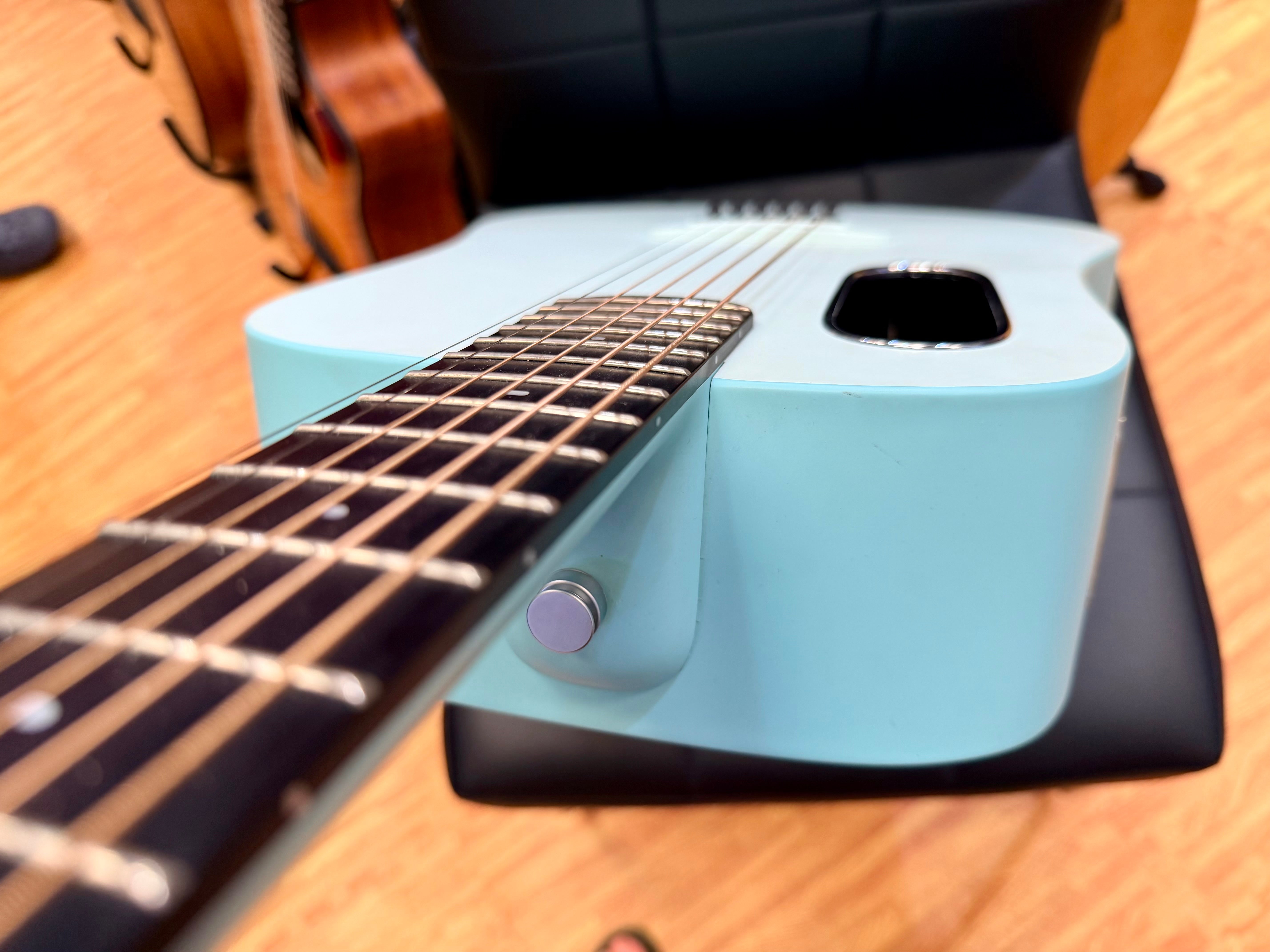 ✨EX-DEMO✨ Blue Lava Touch Smart Guitar Aqua/Mint Green~ 36” Electro-Acoustic!
