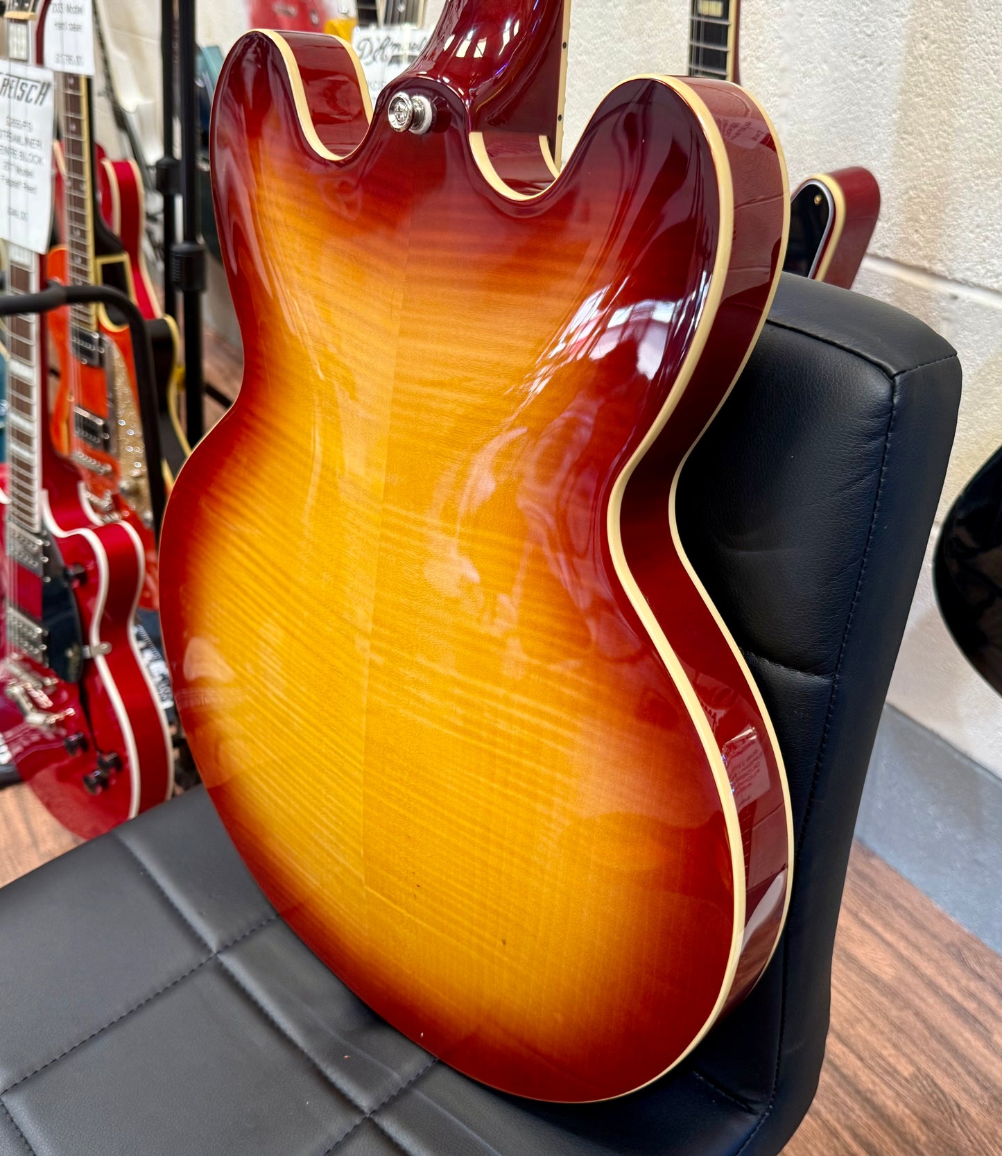 🌟2024 MINT🌟 Epiphone ES-335 Figured~ Raspberry Tea Burst~ Inspired By Gibson!