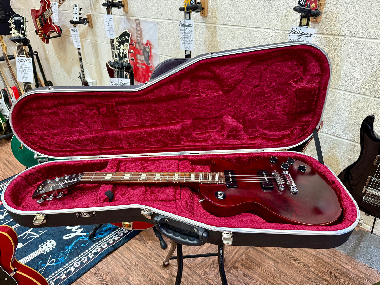 🔥2013 USA🔥 Gibson Les Paul ‘50s Tribute~ Wine Red~ Hiscox Hard Case~ P90 P’ups