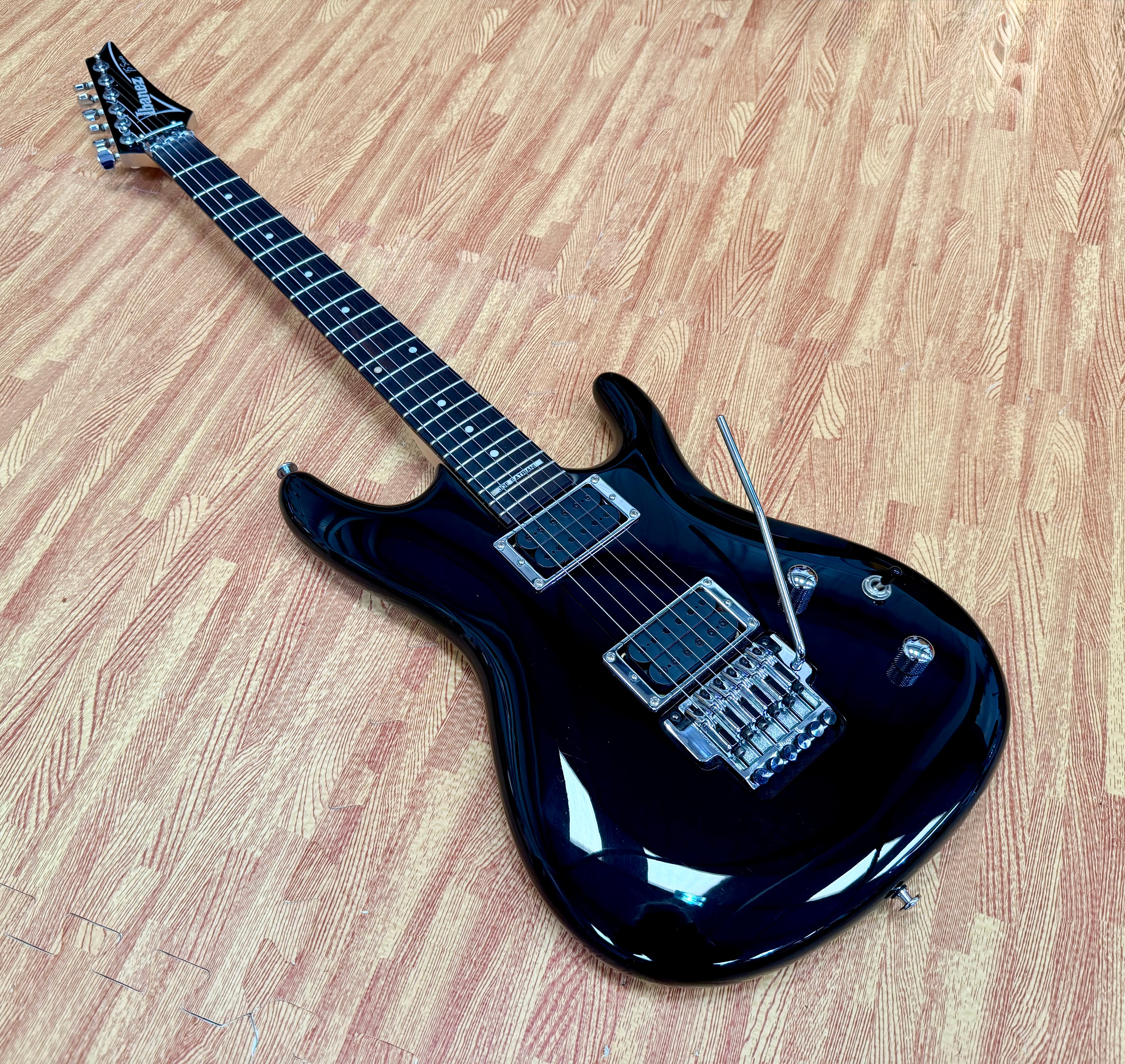 π₯2004π₯ Ibanez JS100 Joe Satriani Signature~ Black MIK Korea Electric Guitar!