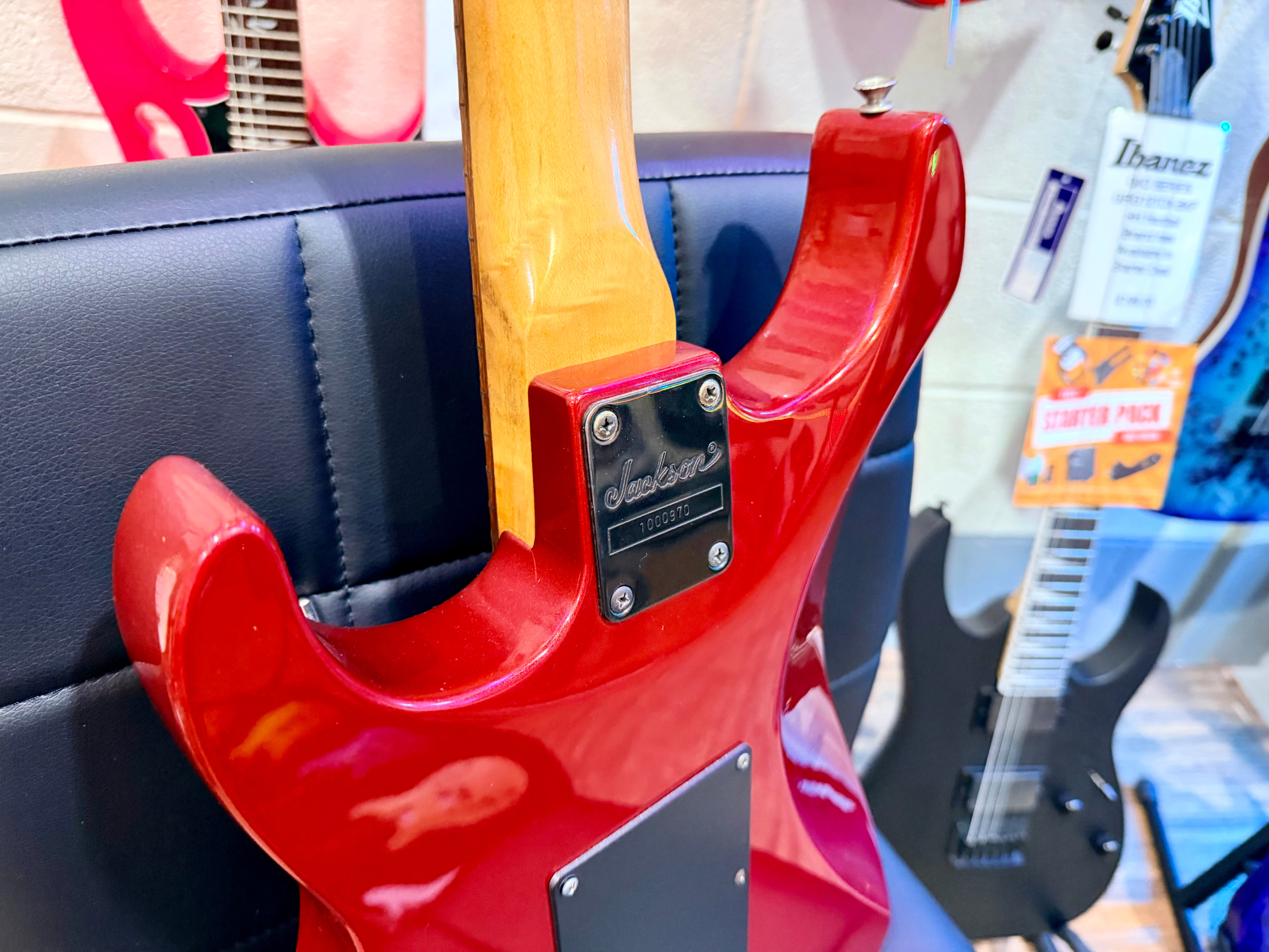 🔥90’s KOREA🔥 Jackson PS-1 Performer Metallic Red~ Floyd Rose~ HSH Pickups!