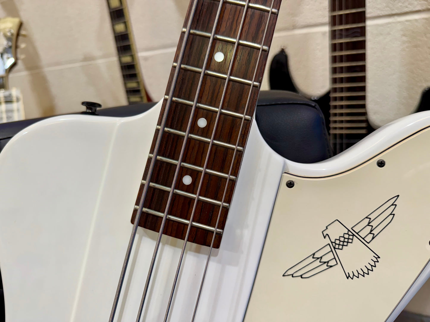 🔥RARE WHITE🔥 Epiphone Thunderbird T-Bird Bass~ Made In Korea~ 2007 Model!
