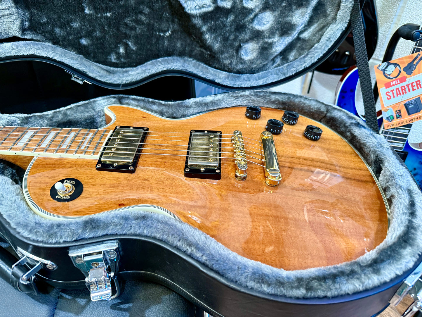 🔥2018🔥 Epiphone Les Paul Custom Pro KOA~ Split Coils + Case~ Ltd Edition!
