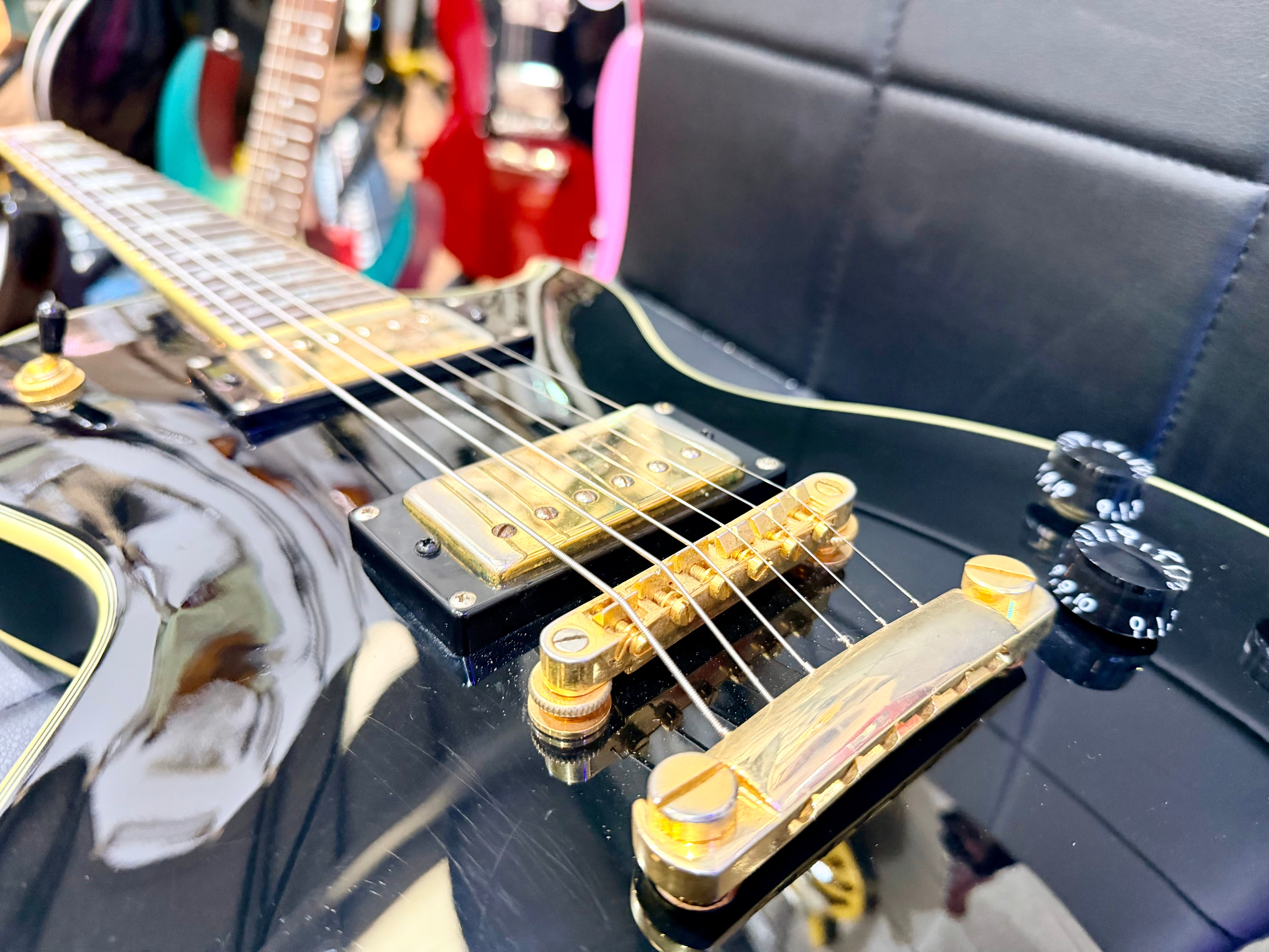 🔥RARE🔥 Epiphone Les Paul Custom 50th Anniversary Ebony/Gold~ 2002 Ltd Edition!