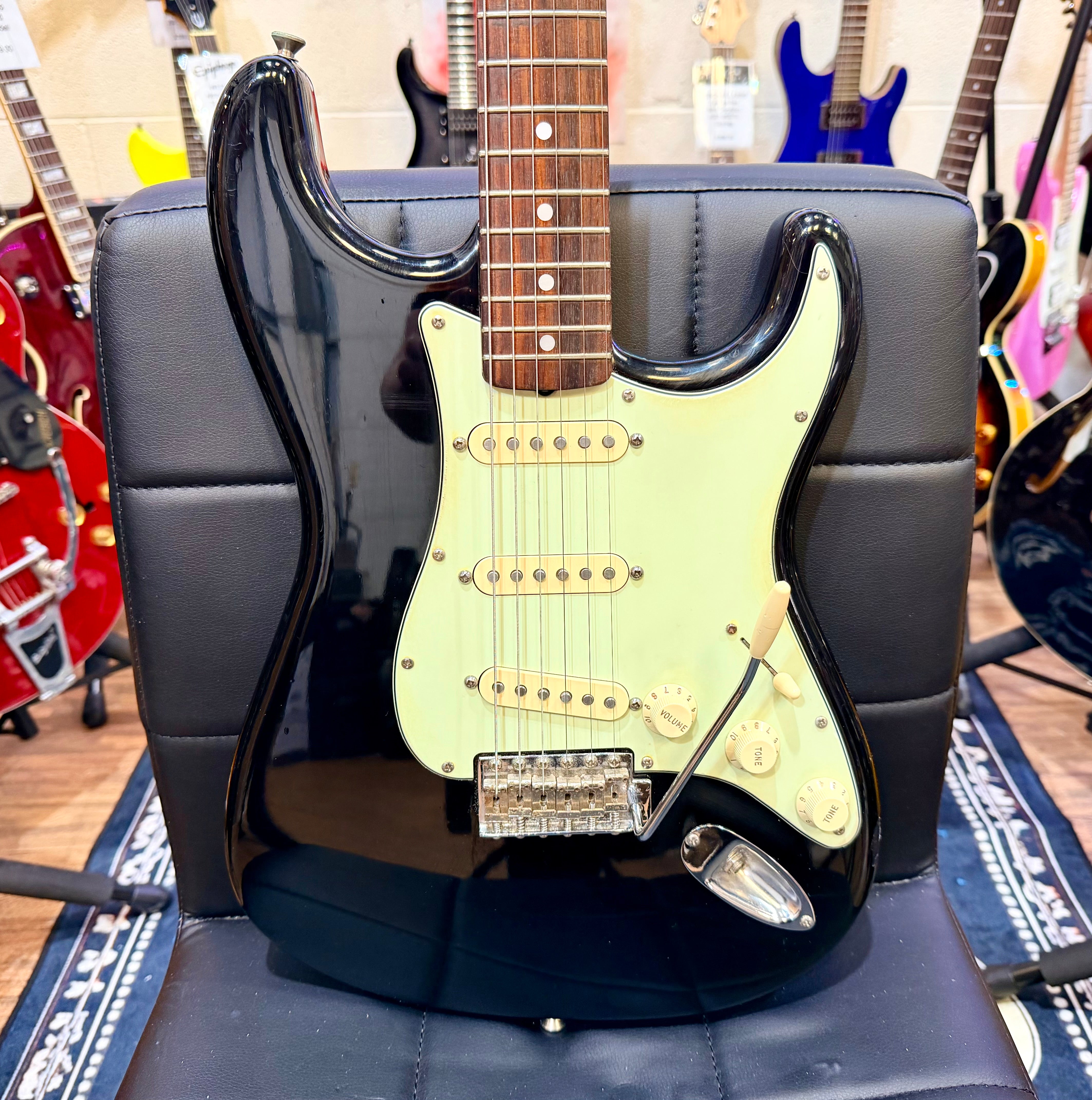 🔥RARE🔥 1984 Tokai Goldstar Sound Stratocaster~ Made In Japan MIJ~ Black Strat!