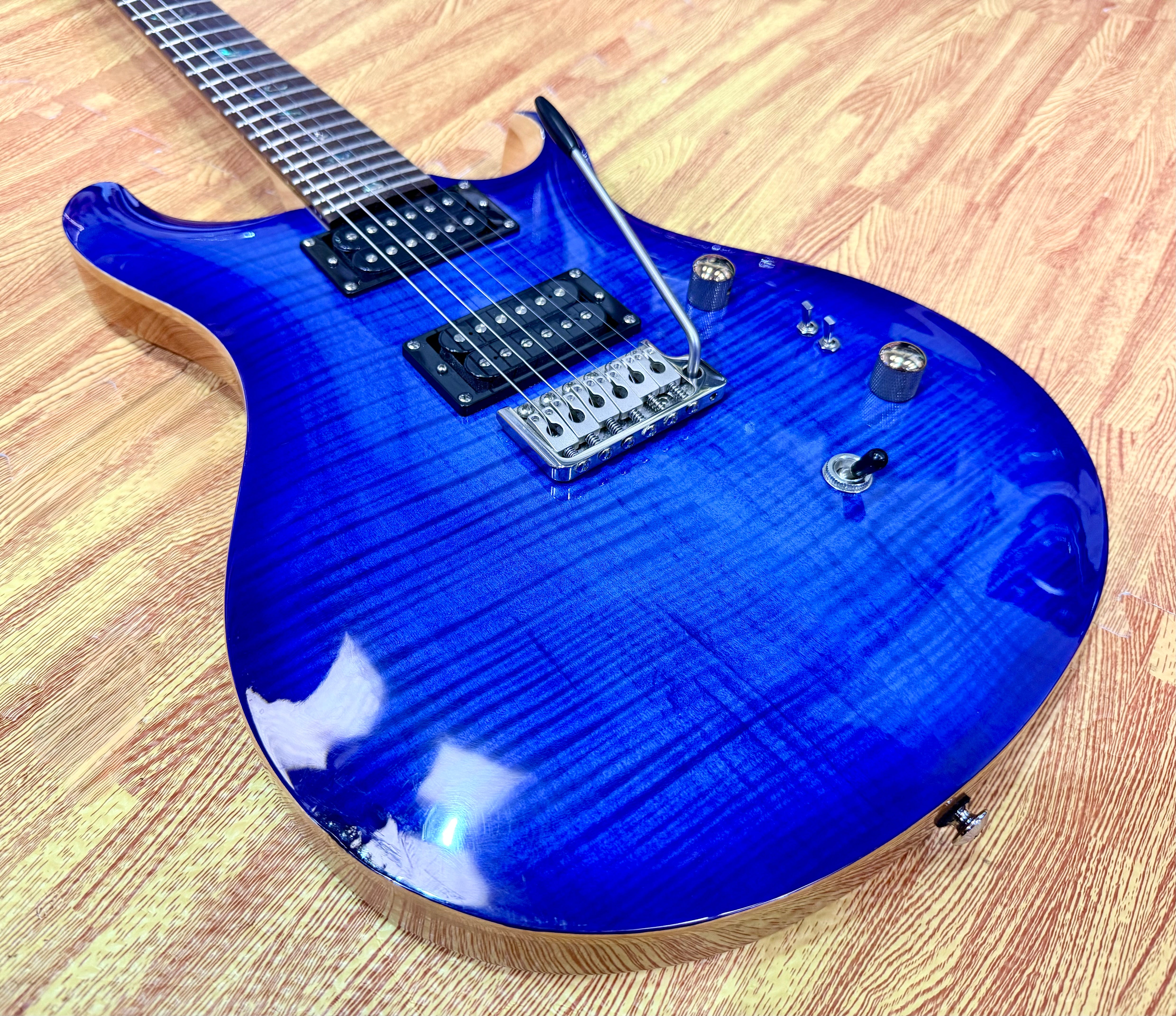 ✨ PRS 35th Anniversary SE Custom 24-08 Electric Guitar in Faded Blue Burst ✨