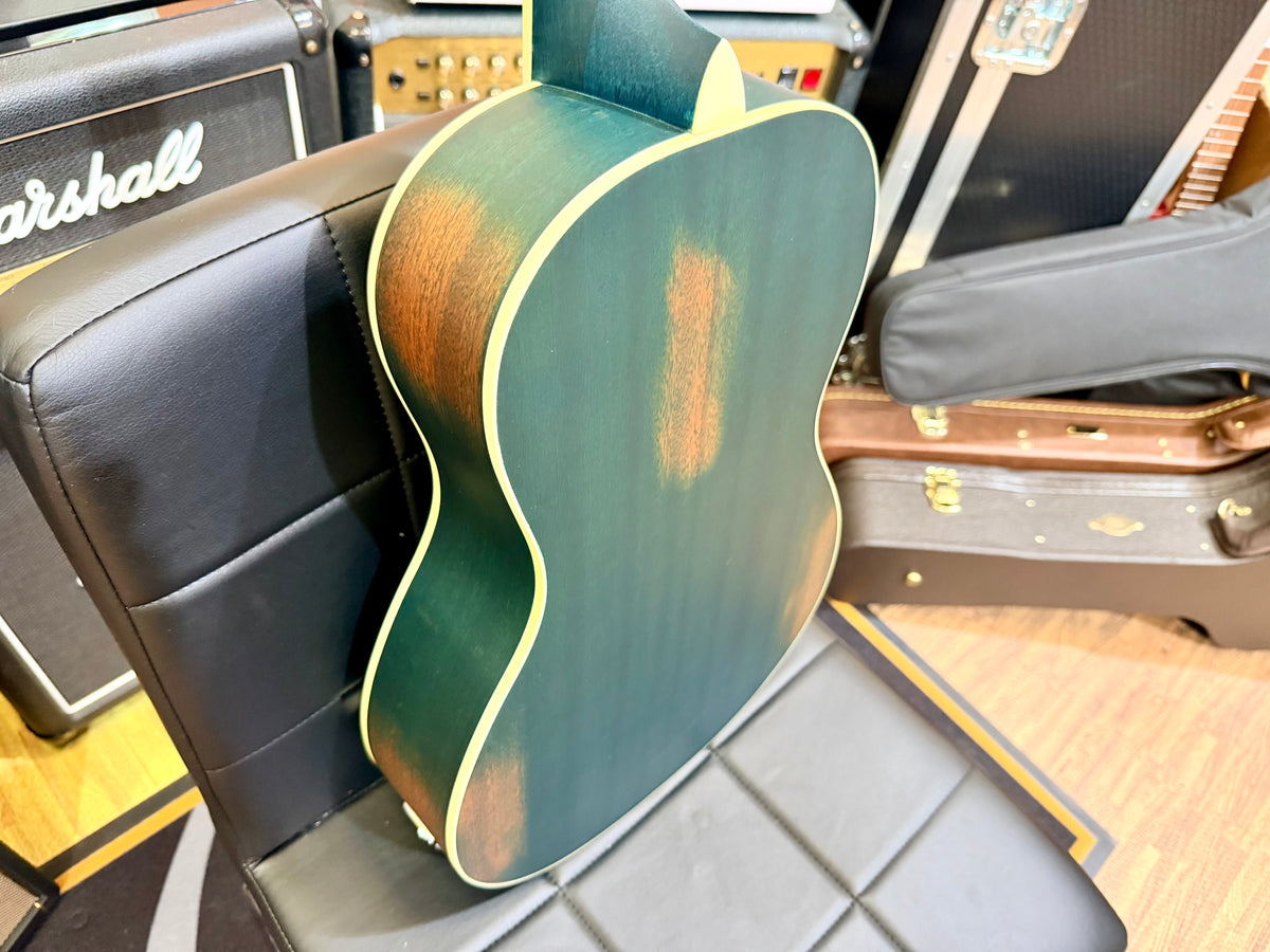 🔥NEW🔥 Ortega Americana Series RRG30E-DD Electro-Acoustic Resonator~ Denim!